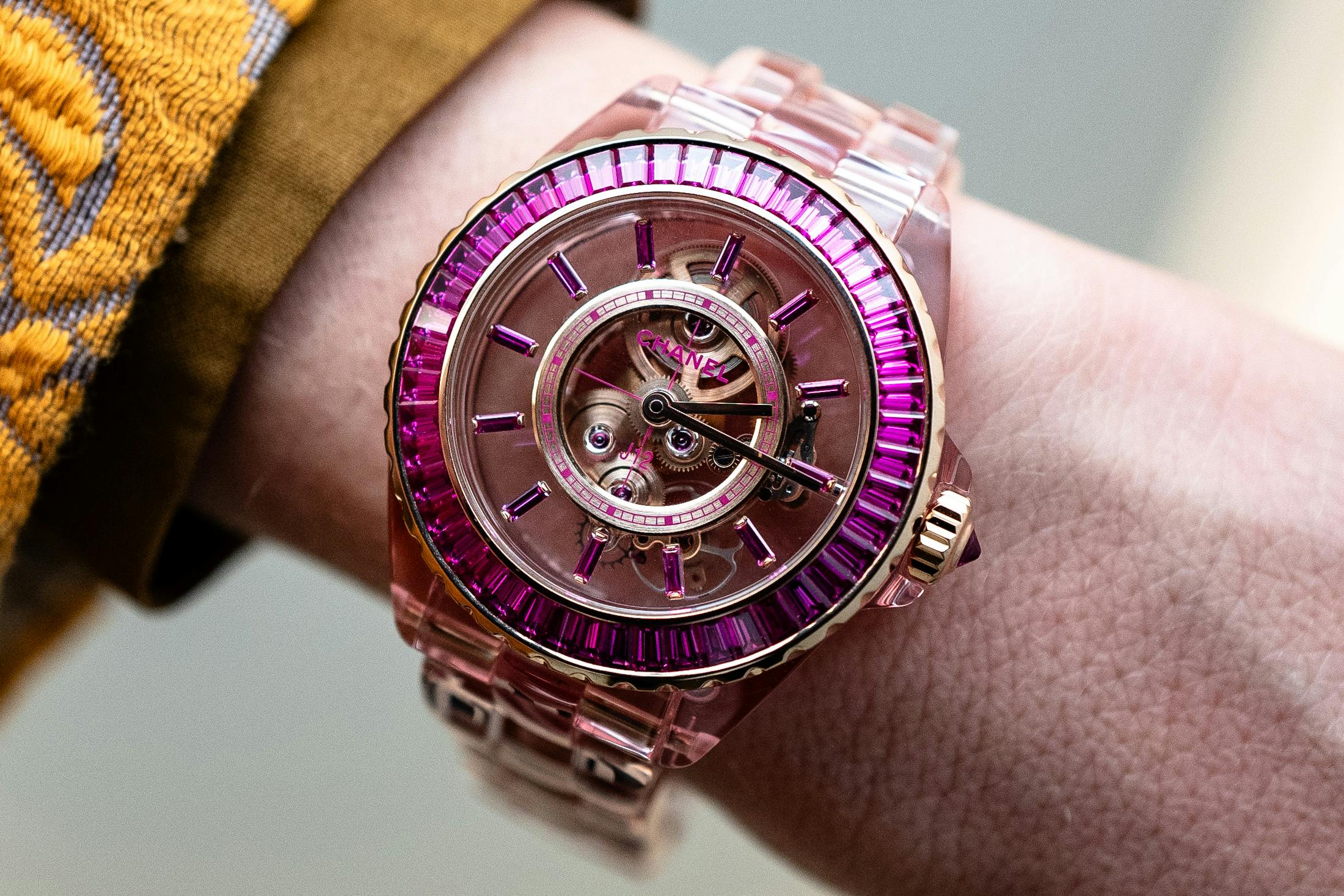 Chanel J12 pink 