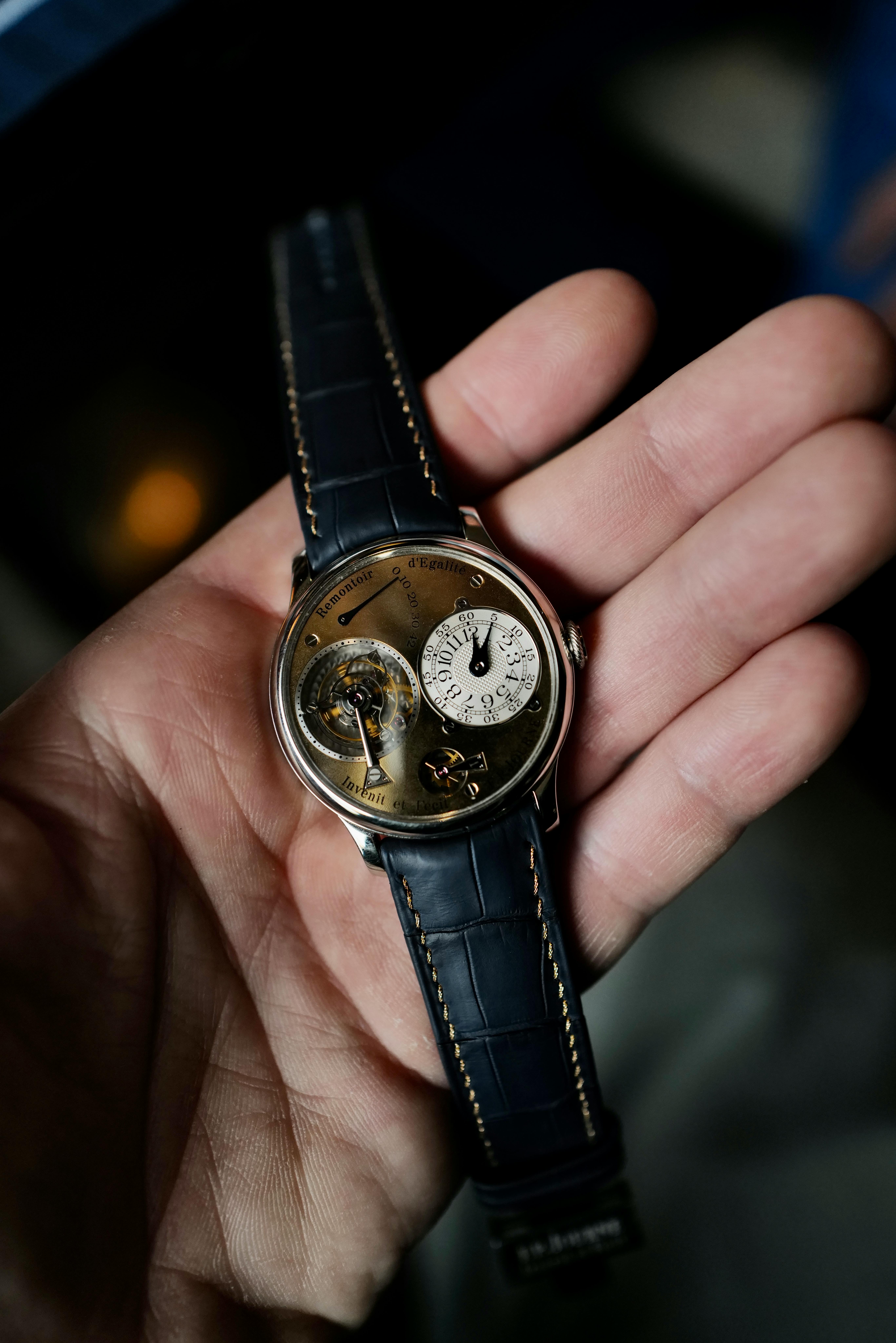 <p>An insanely early FPJ Tourbillon.</p>