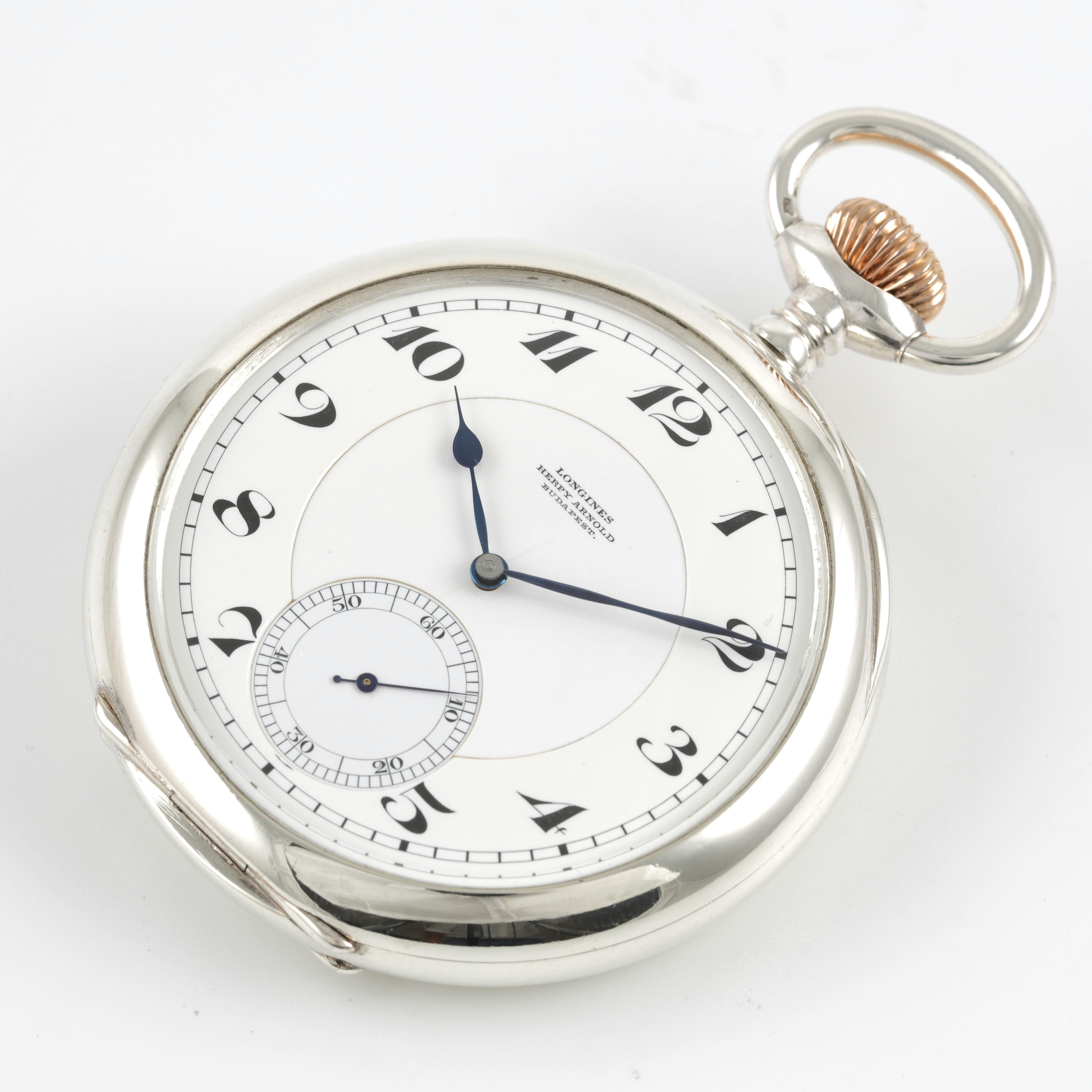 A Longines pocket watch
