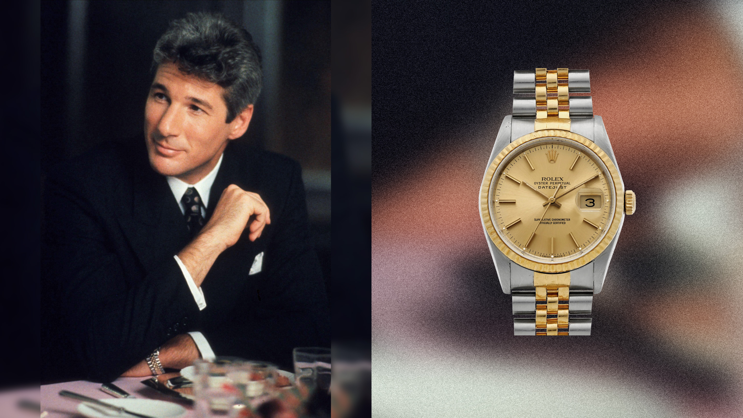 Richard Gere wears a two-toned Rolex Datejust in Pretty Woman pic