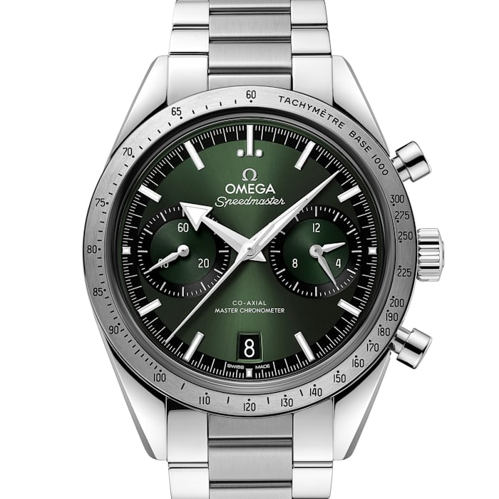 Omega's new Speedmaster '57 Co-Axial Master Chronometer Chronograph Greenspeedy57.jpg?ixlib=rails-1.1