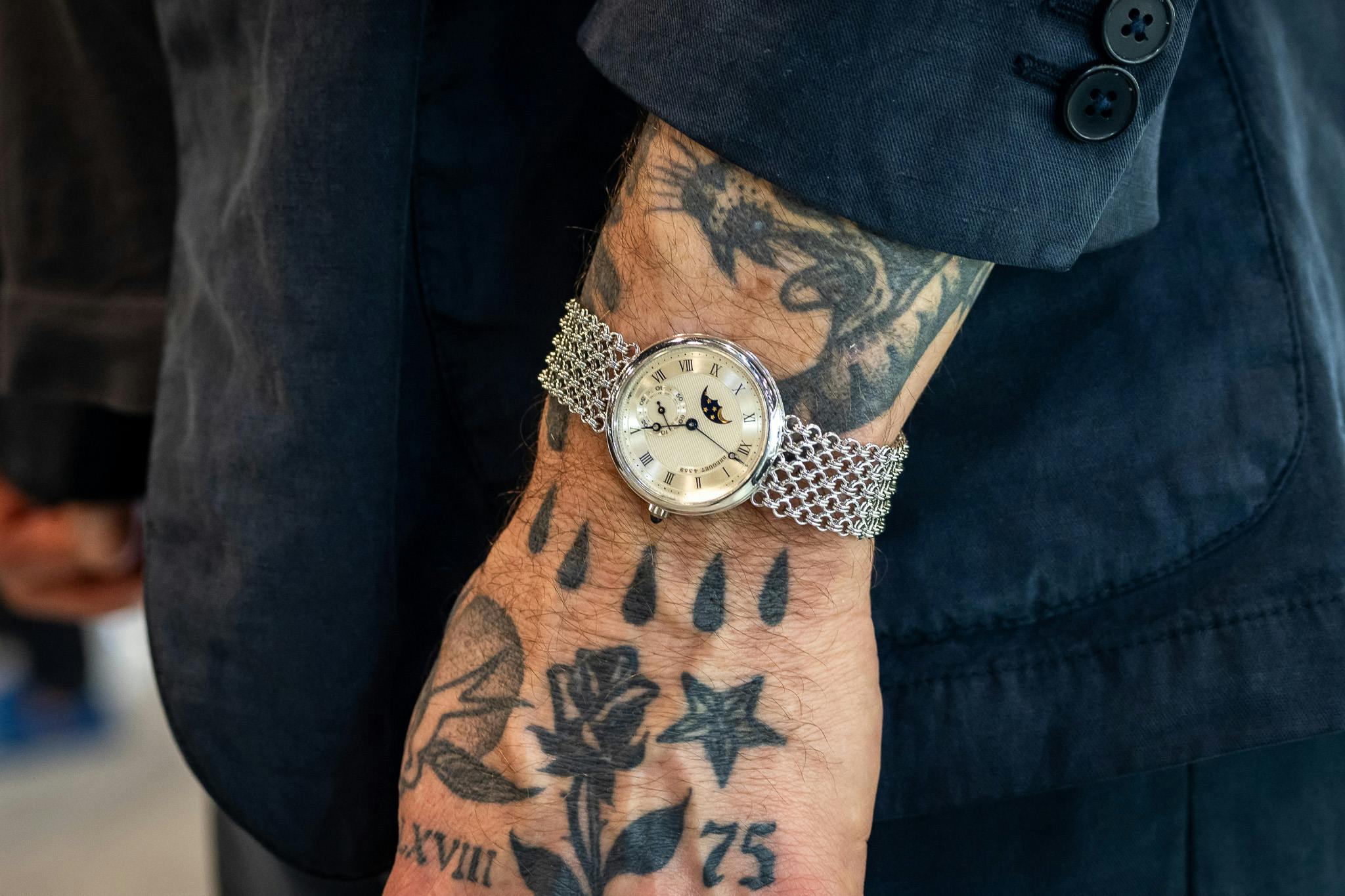 vintage breguet watch with bracelet