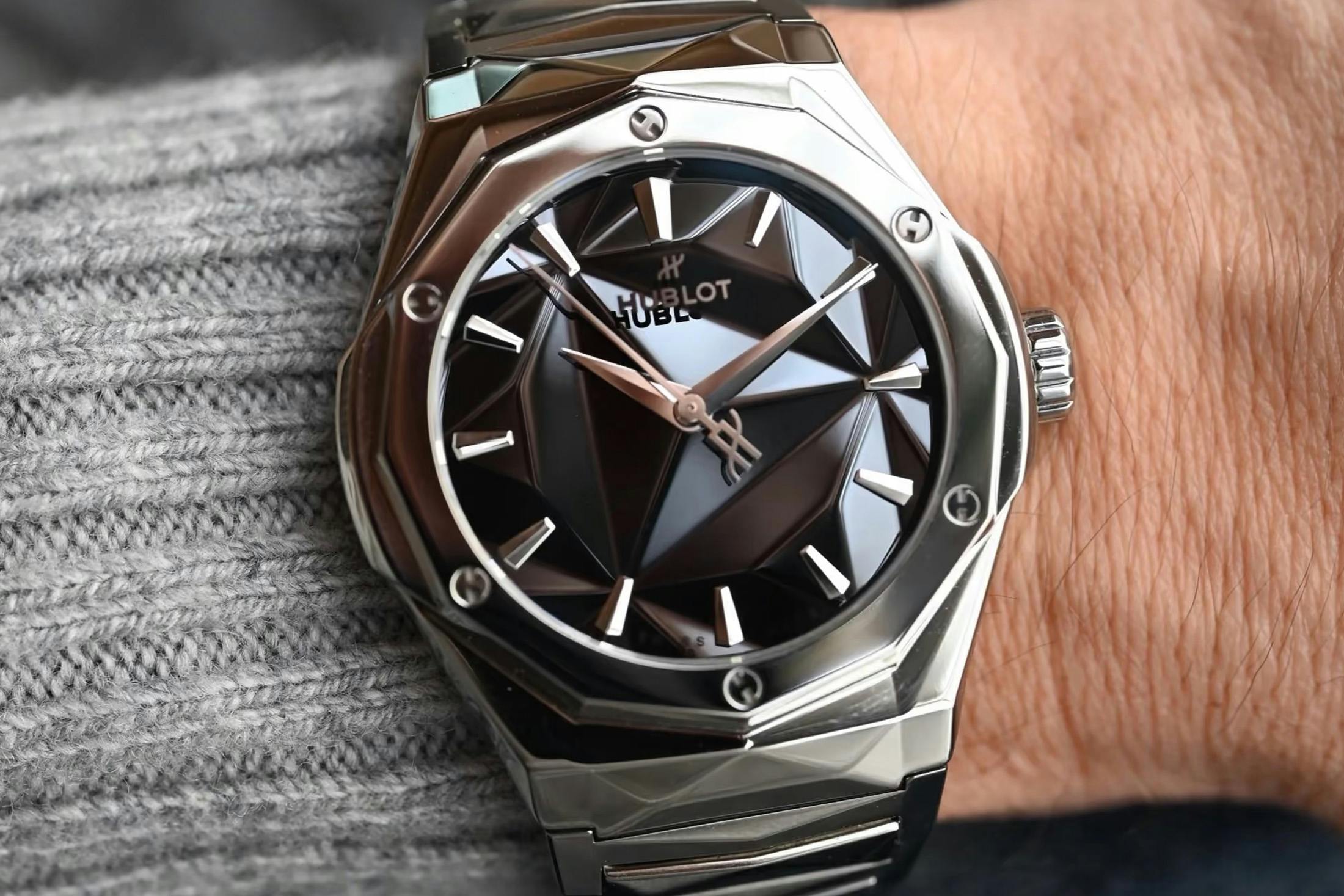A Seiko Sportura, A Breitling Tabarly Racing Mate, A Hublot Classic Fusion Orlinski, And A Yema Tomahawk