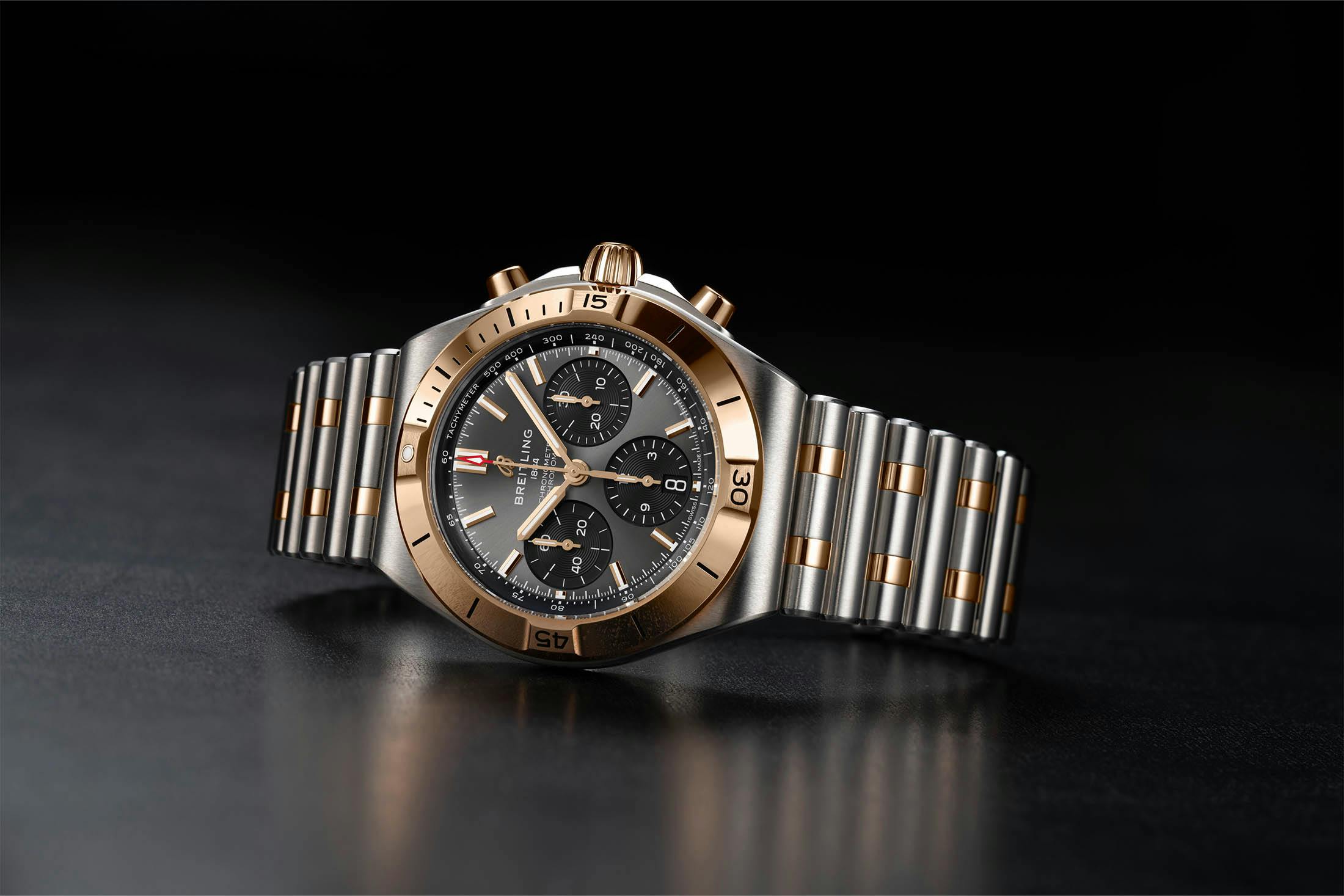 Breitling Chronomat Update Two Tone Chrono