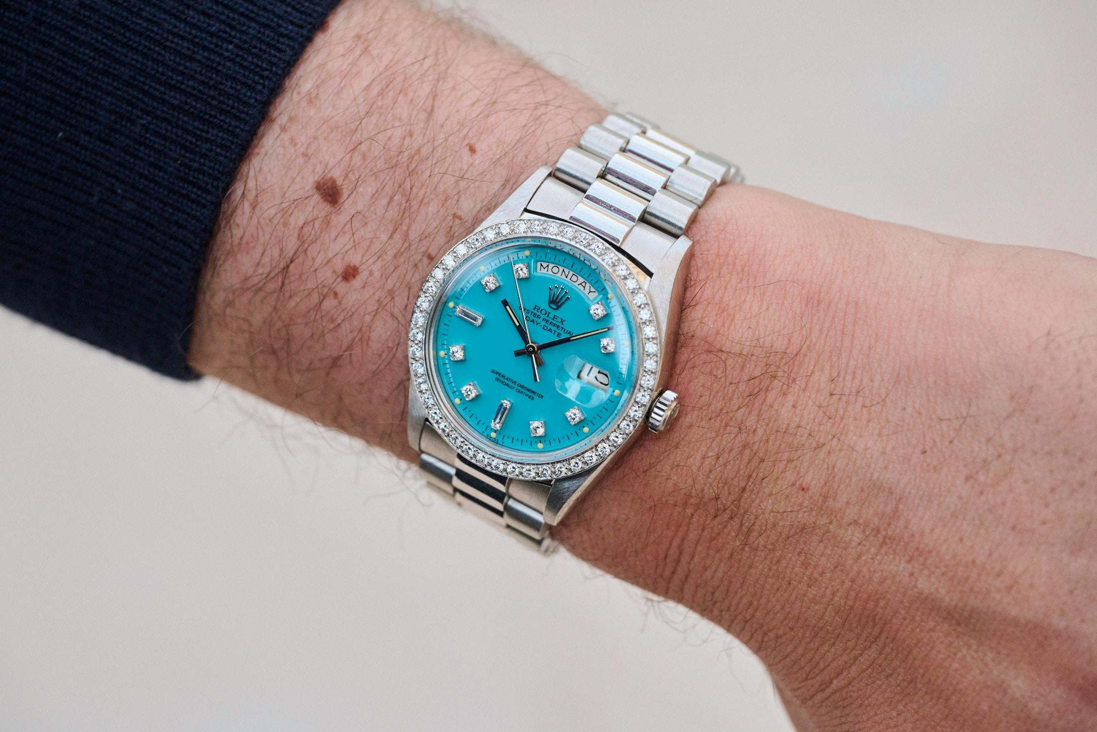 A platinum 1804 "Turquoise Stella" from Amsterdam Vintage