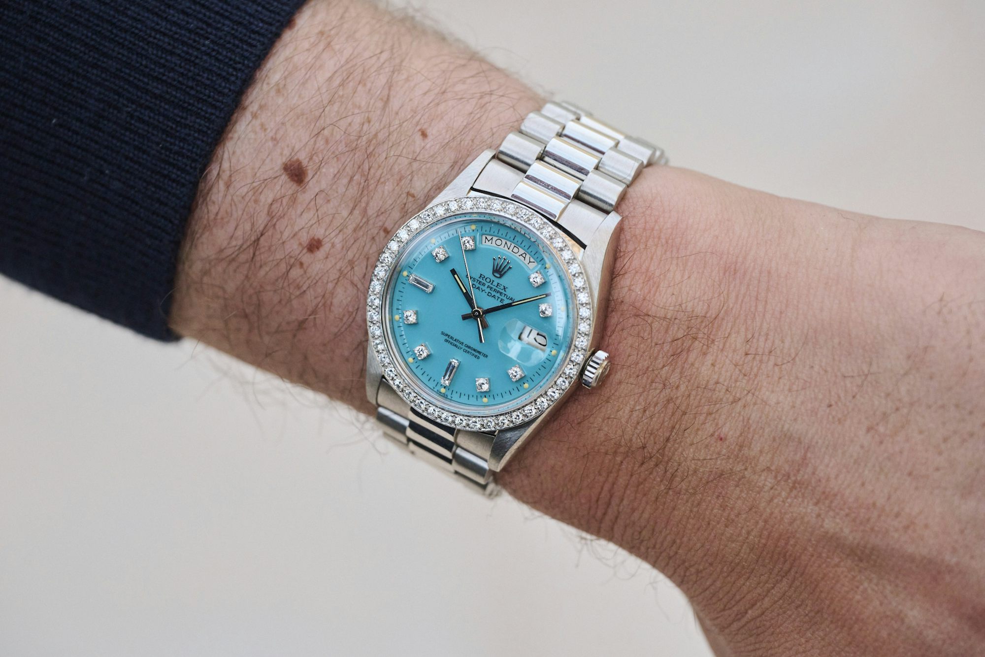 A platinum 1804 "Turquoise Stella" from Amsterdam Vintage