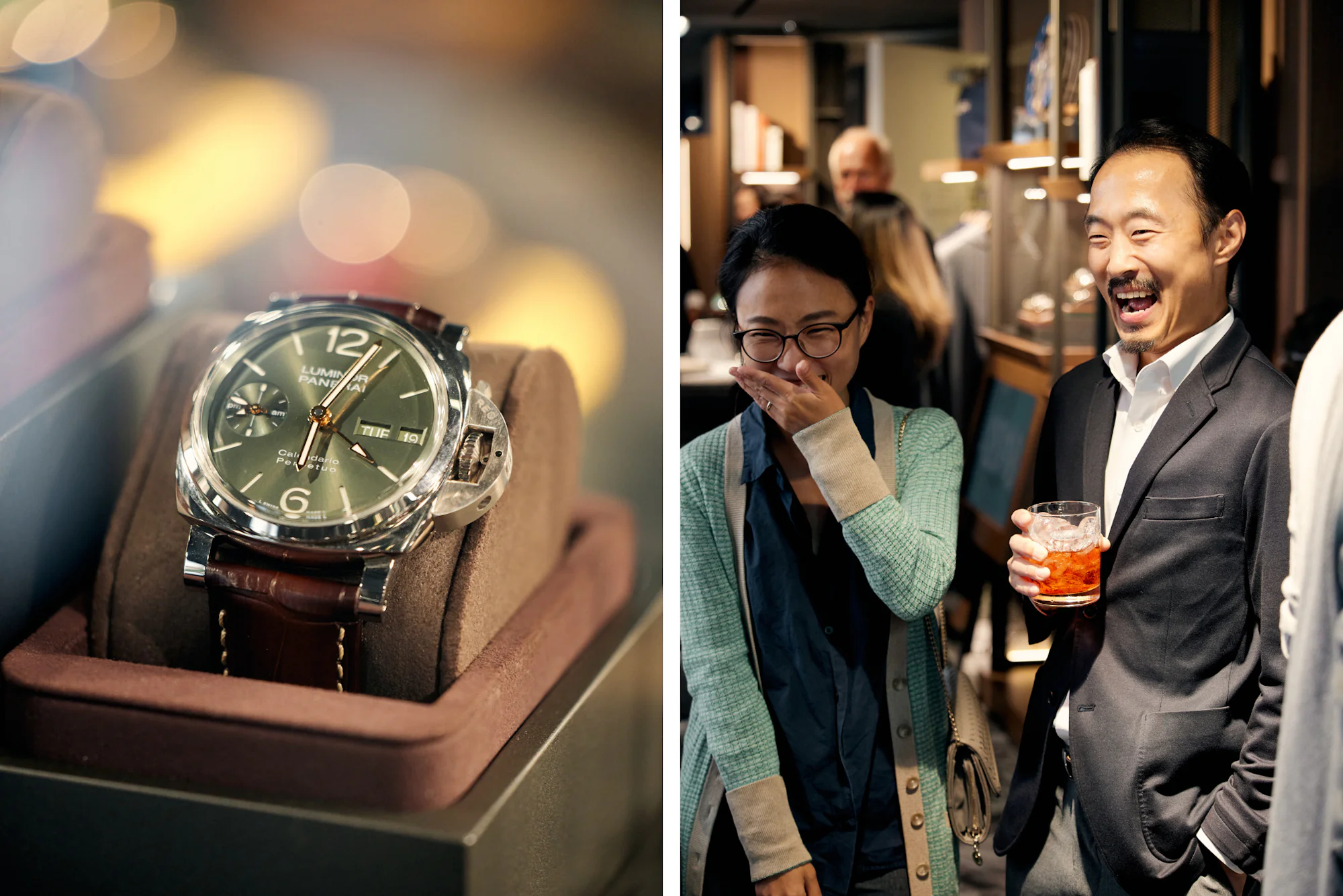 Panerai Watch, Group of 2 Laughing