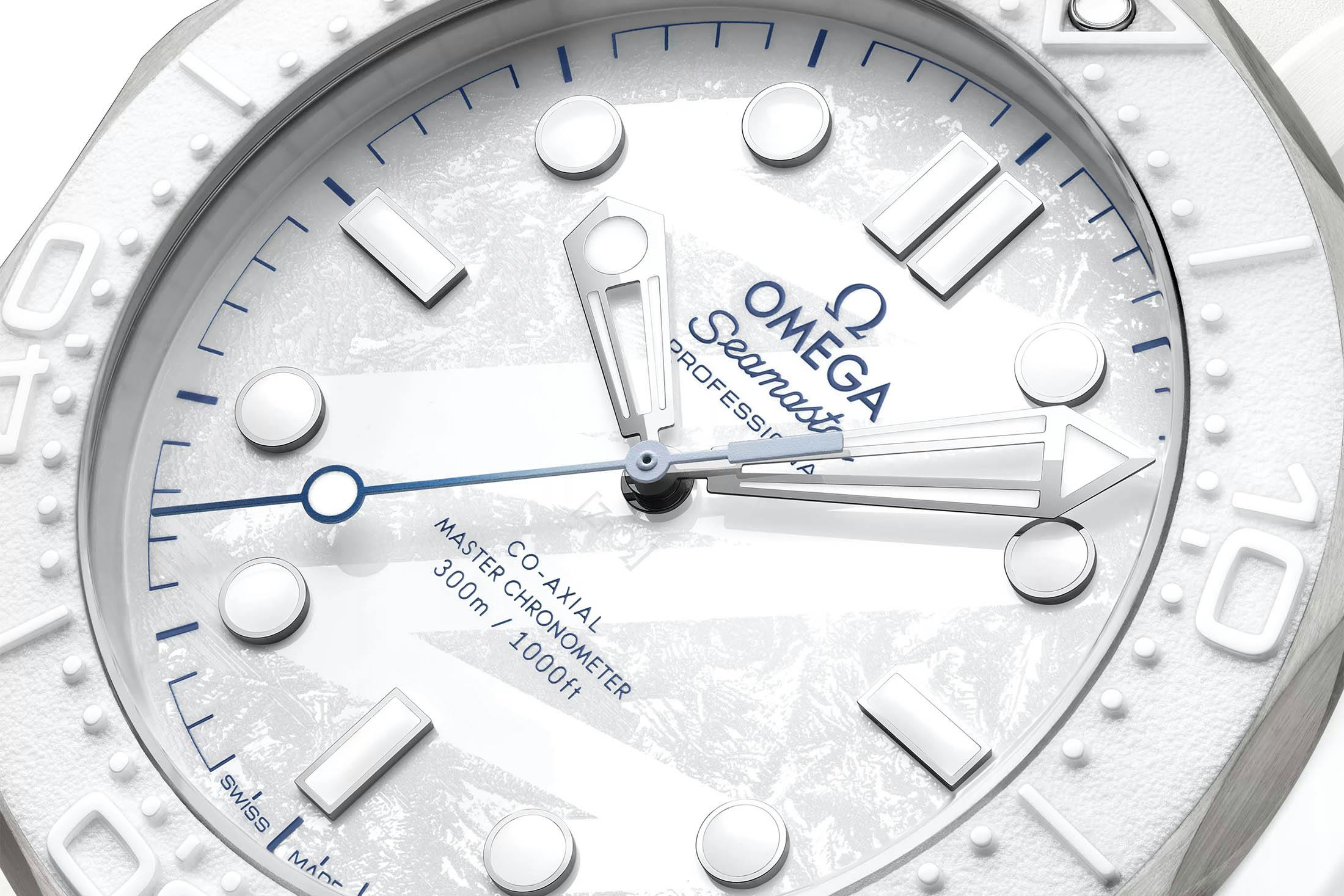 Seamaster 300 Milano Cortina Dial macro