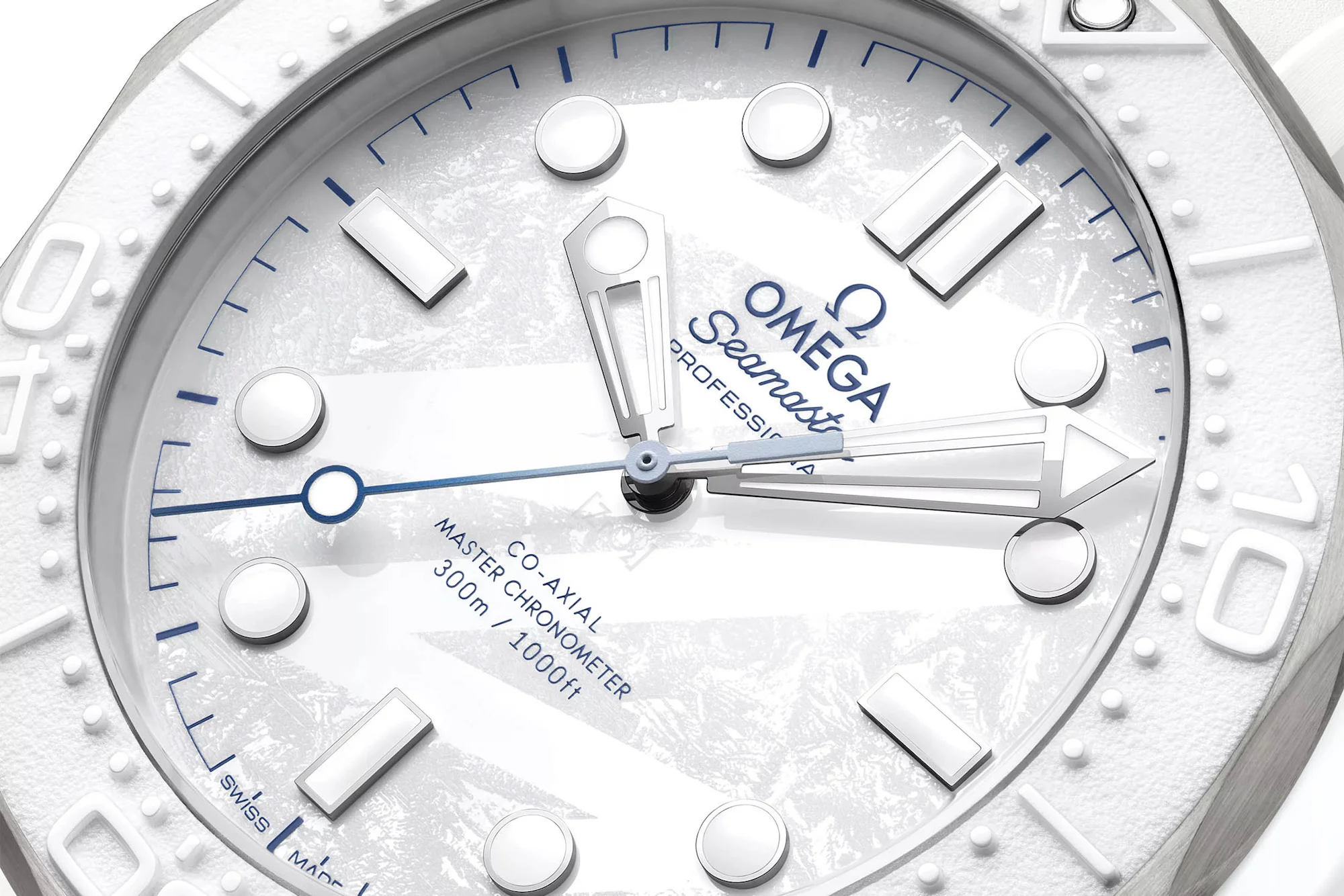 Seamaster 300 Milano Cortina Dial macro