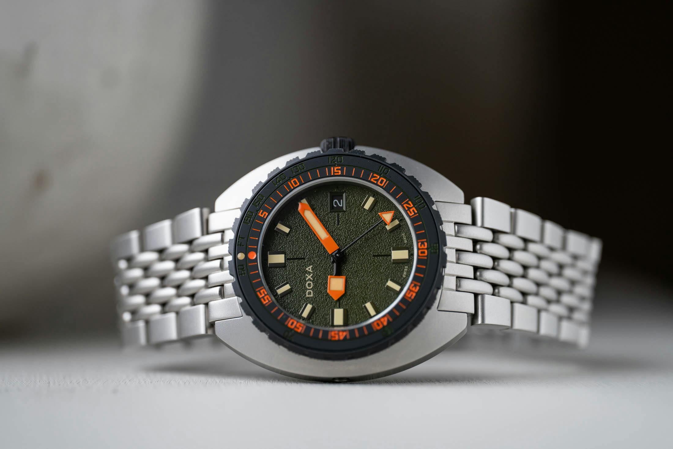 Doxa Sub 300 Frogger Side Lay Shot