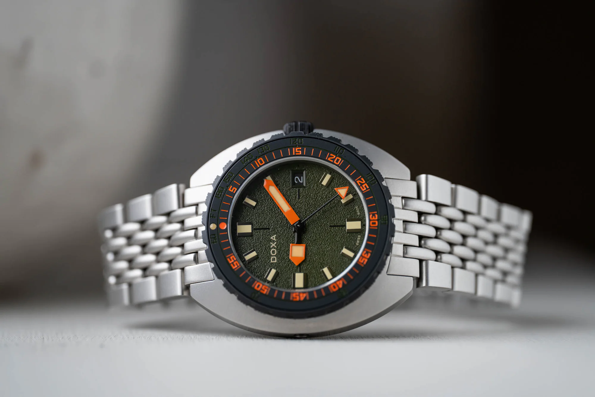 Doxa Sub 300 Frogger Side Lay Shot