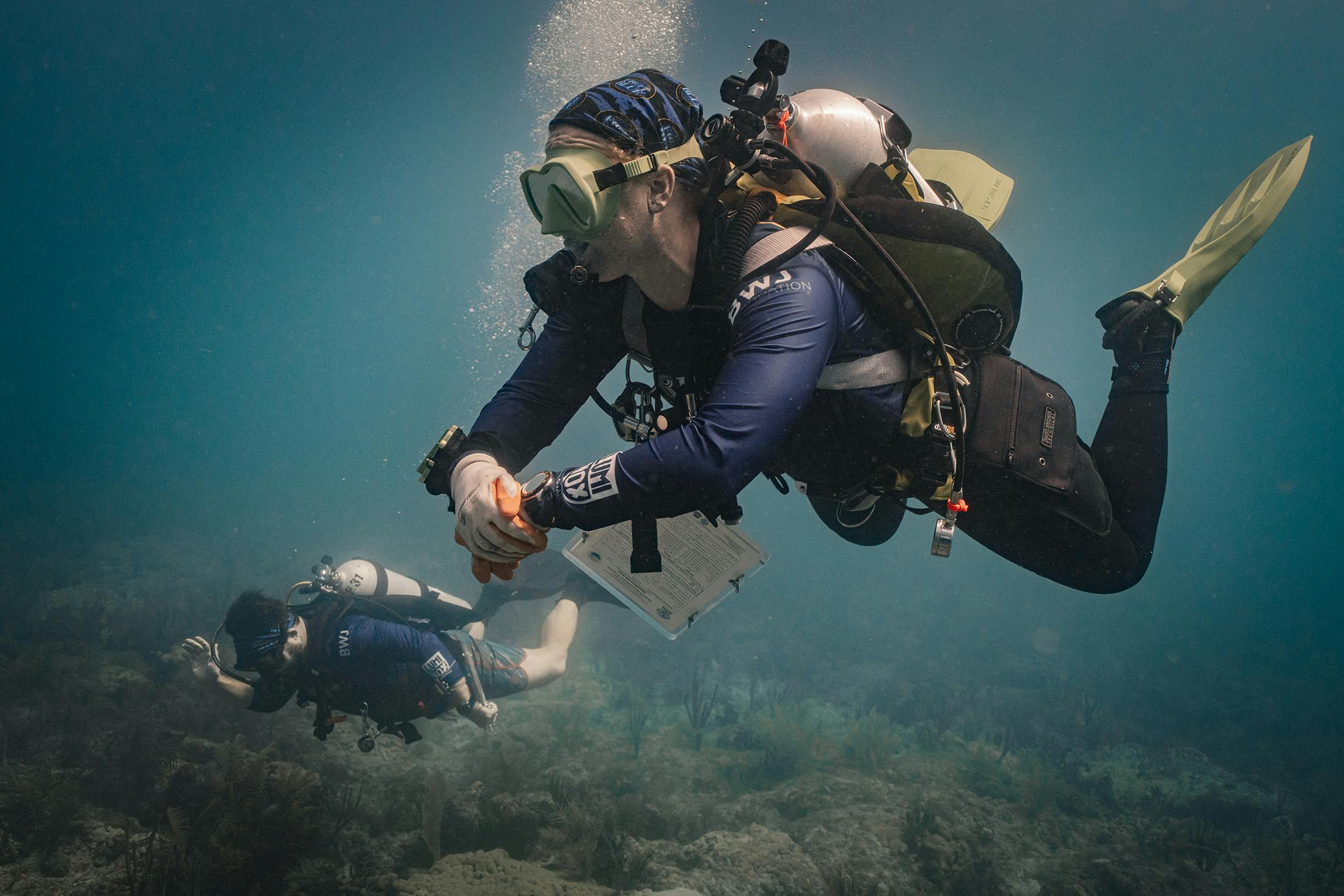 Diving With Force Blue And Luminox For Reef Restoration In Miami