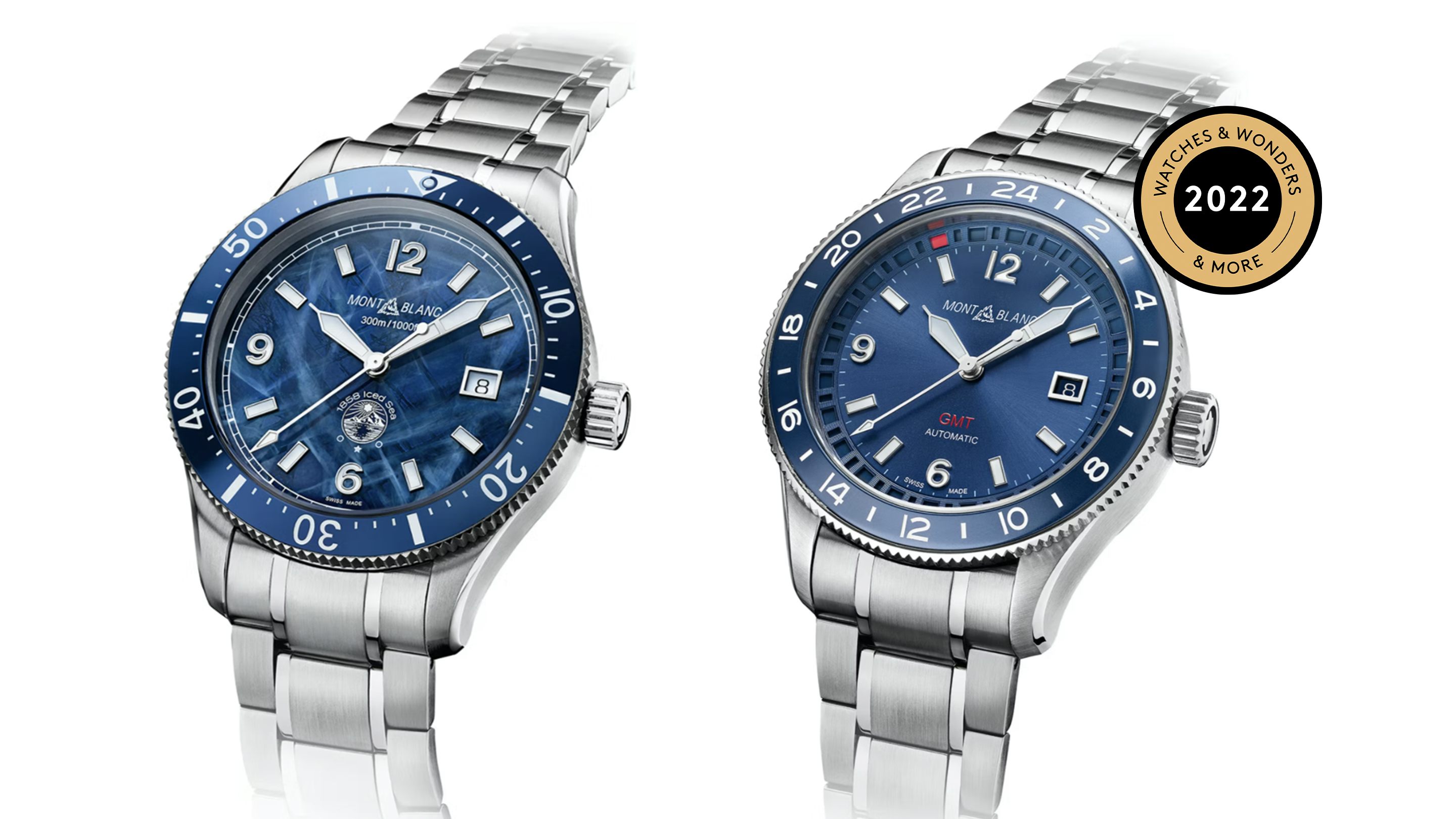 The Montblanc 1858 Iced Sea Automatic Date and 1858 GMT Automatic