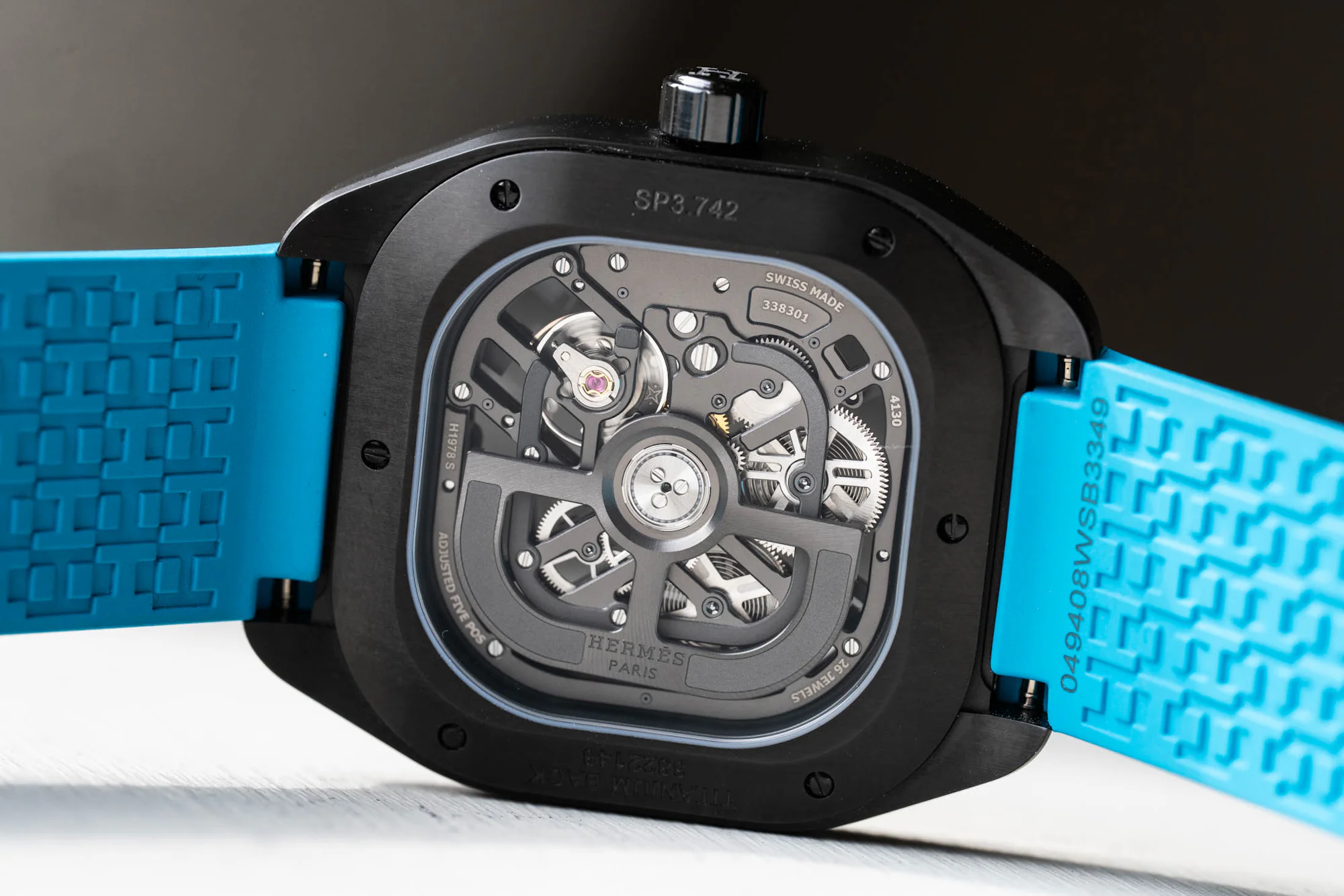 Hermes H08 Squelette Caseback Shot