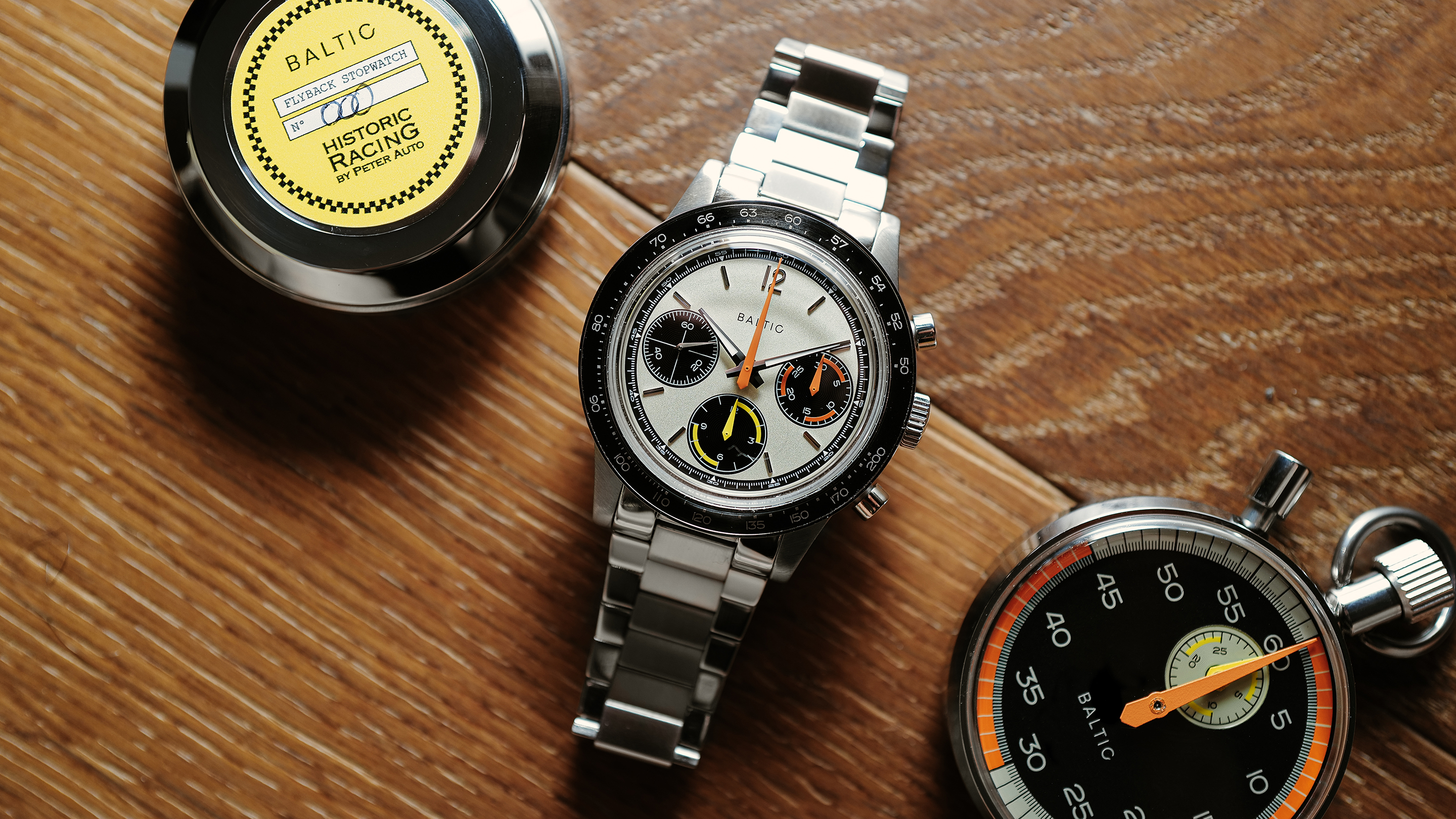 This Orange And Yellow Baltic Chrono Is A '70s Dream