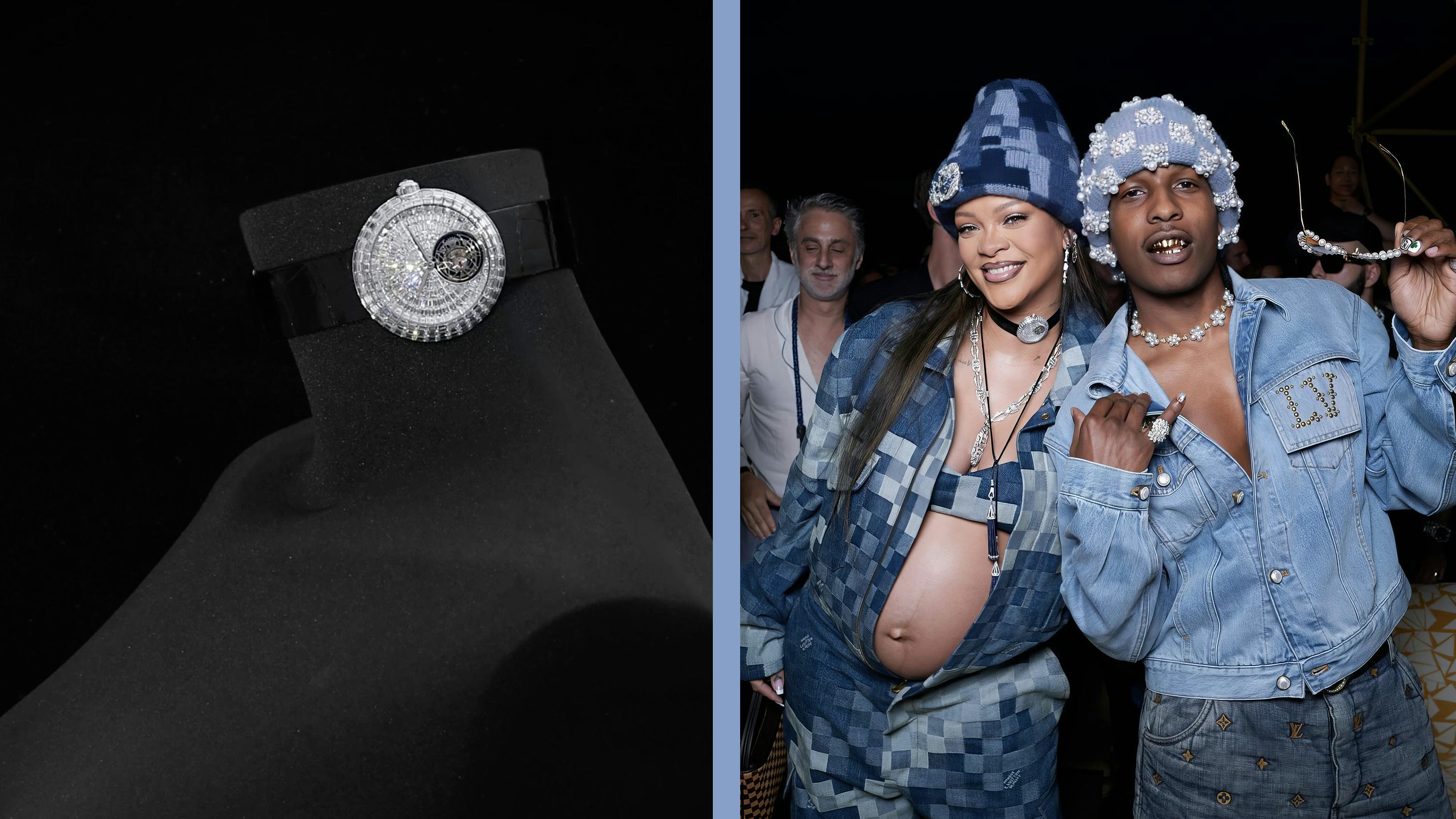 Rihanna & Son Shopping At Louis Vuitton In Paris: Photos