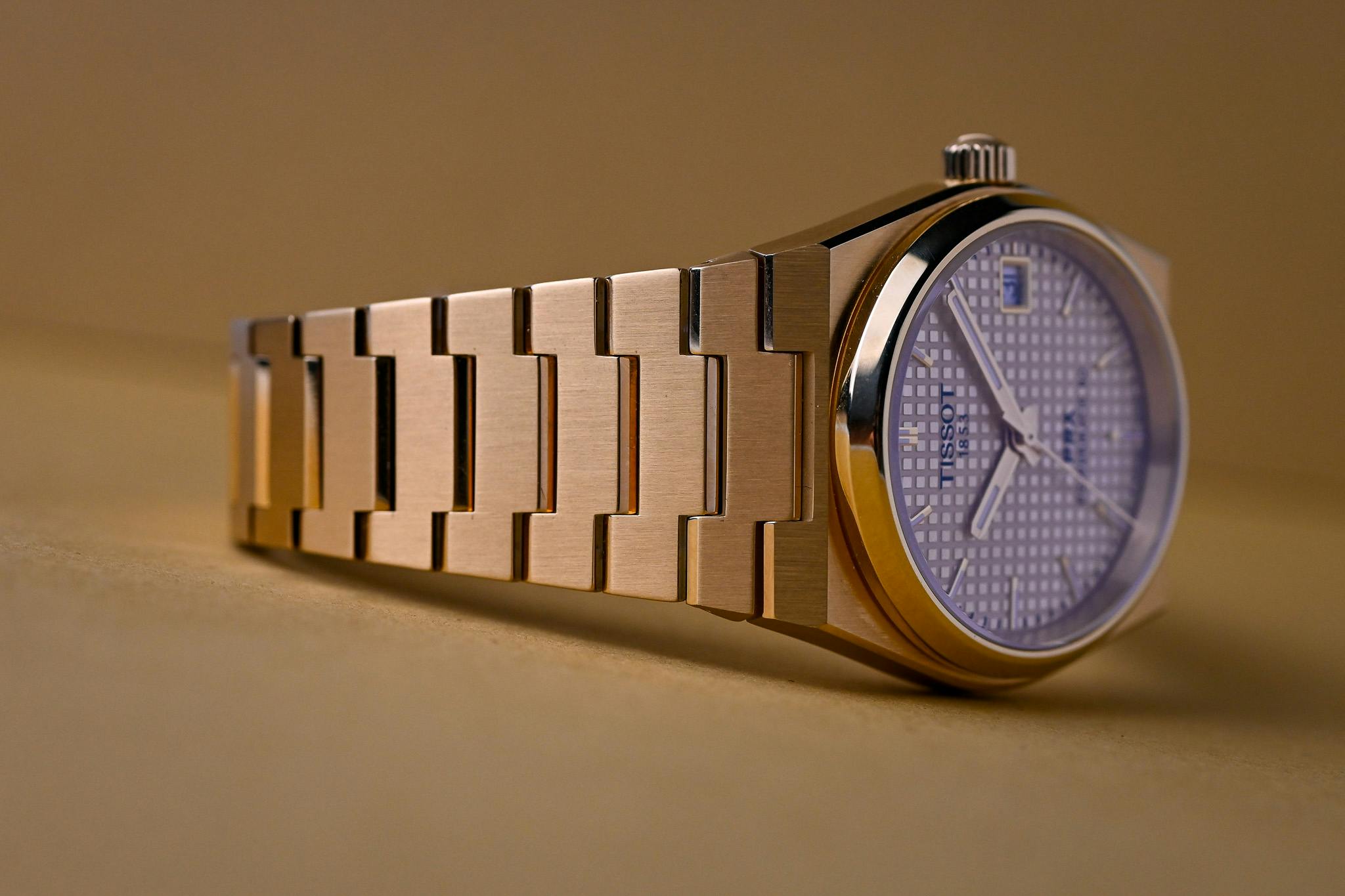 gold tissot prx powermatic 80 35mm