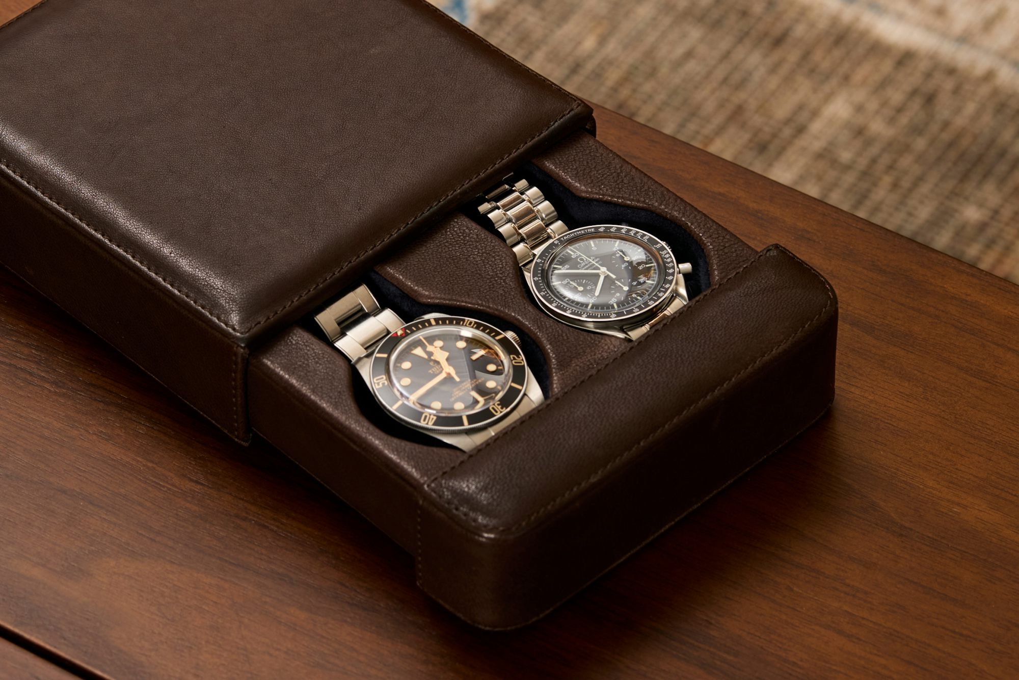 Brown Leather Watch Case