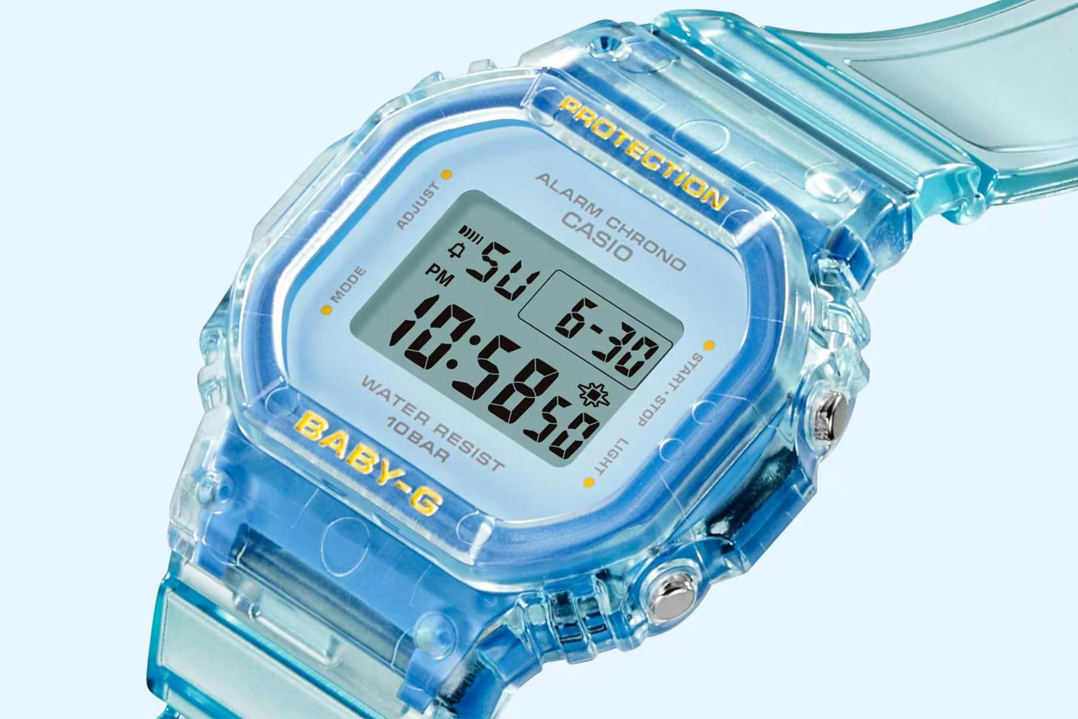 Baby-G blue Jelly watch 