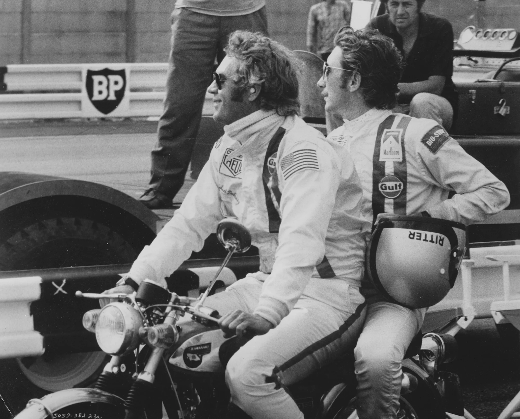 McQueen on set of Le Mans