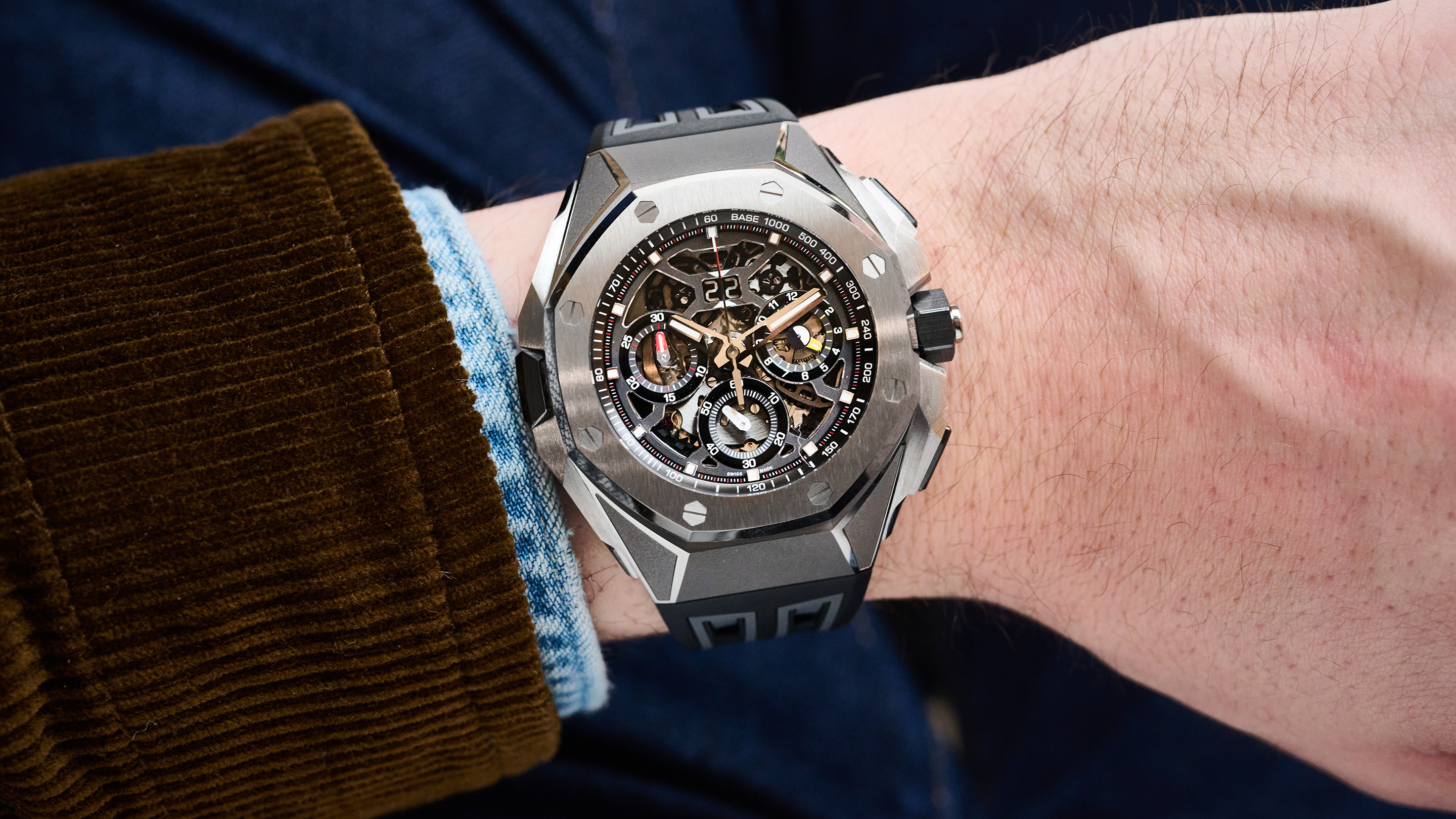 Royal oak concept outlet tourbillon chronograph openworked selfwinding