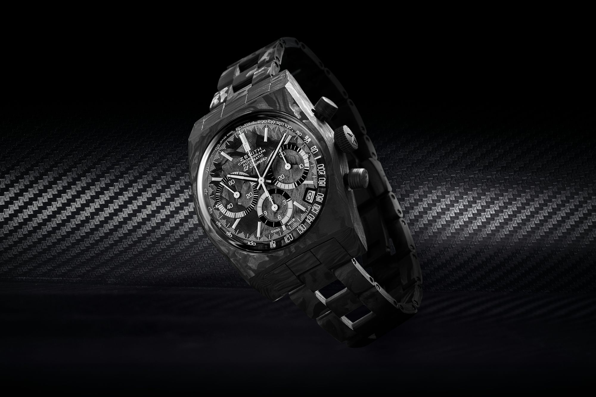 Zenith x Revolution Chronomaster Revival A3818 'Cover Girl Carbon'