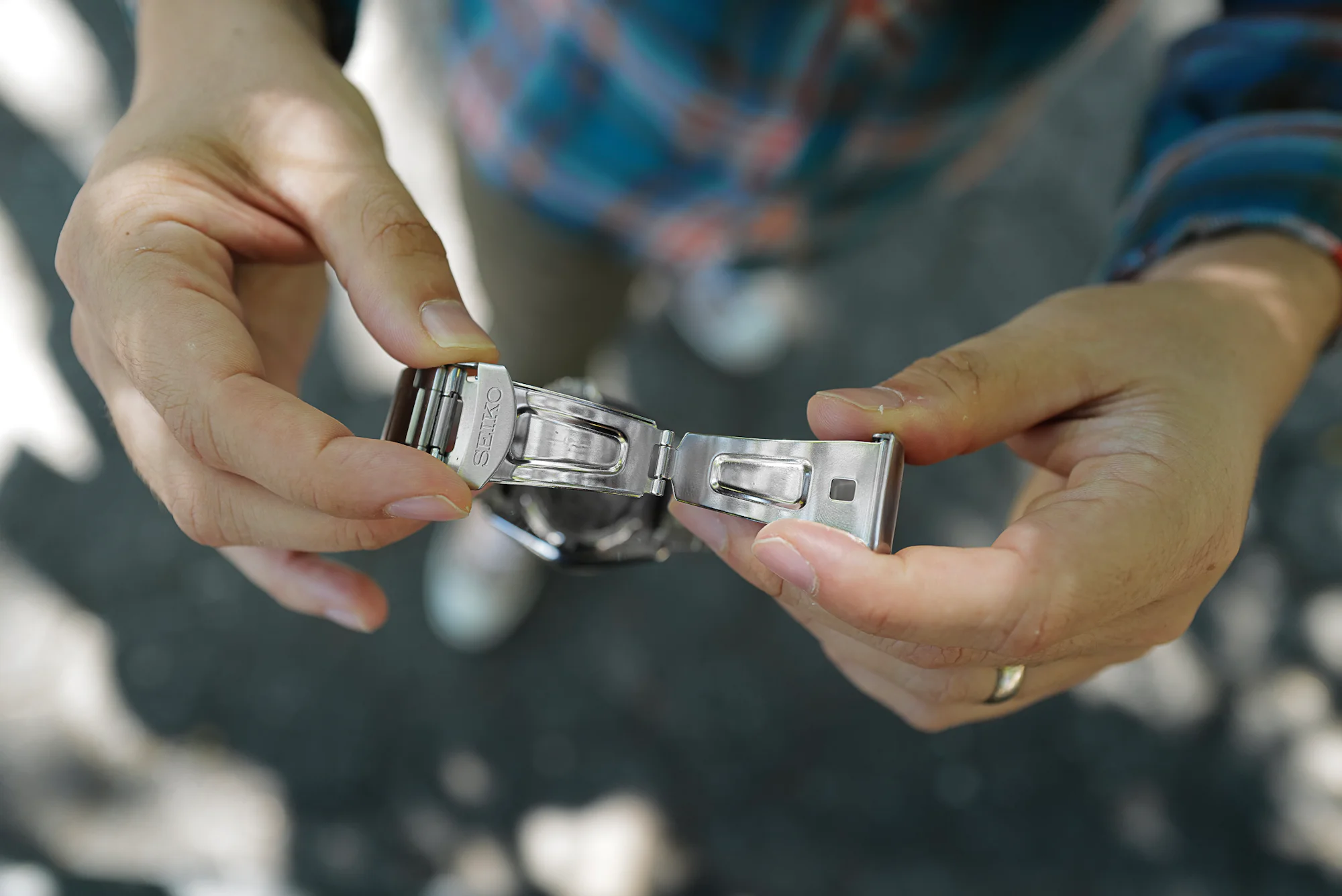 Seiko bracelet clasp