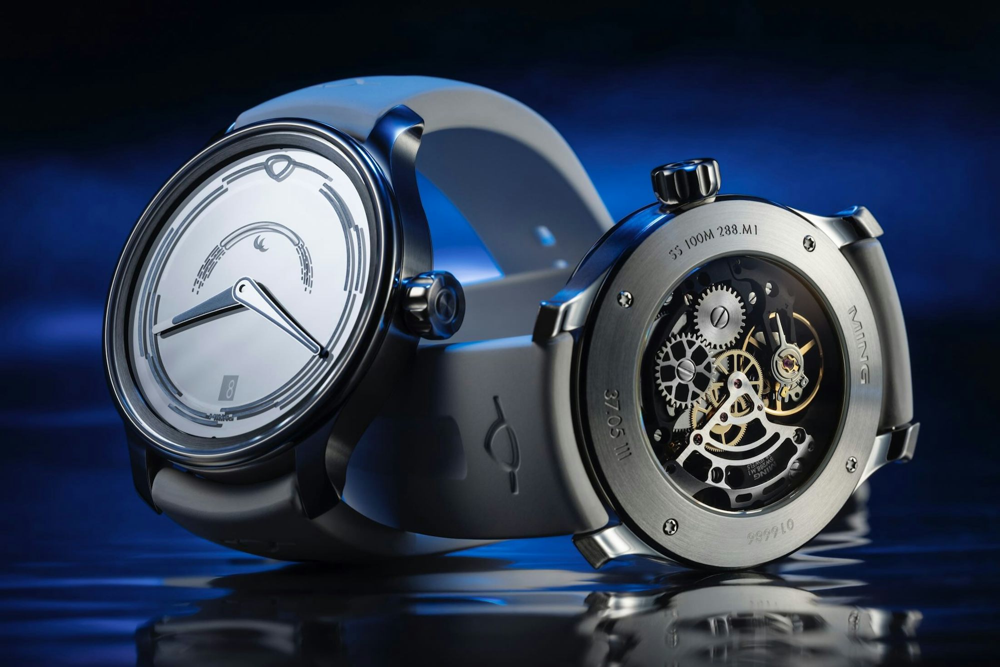 Ming 37.05 Lunatic Mirror shot and caseback
