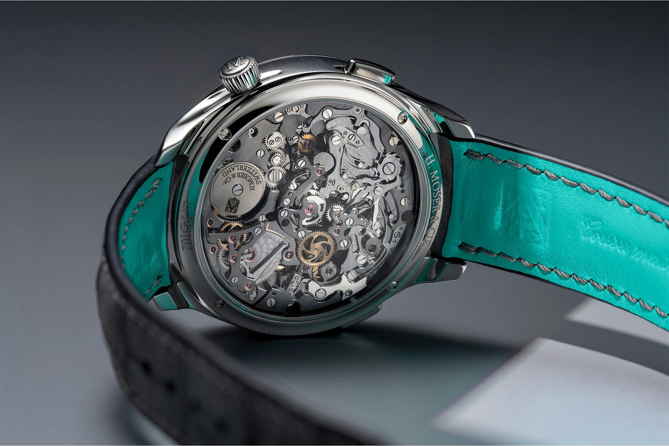 H. Moser & Cie. Endeavour Flyback Chronograph Dual Time Date 