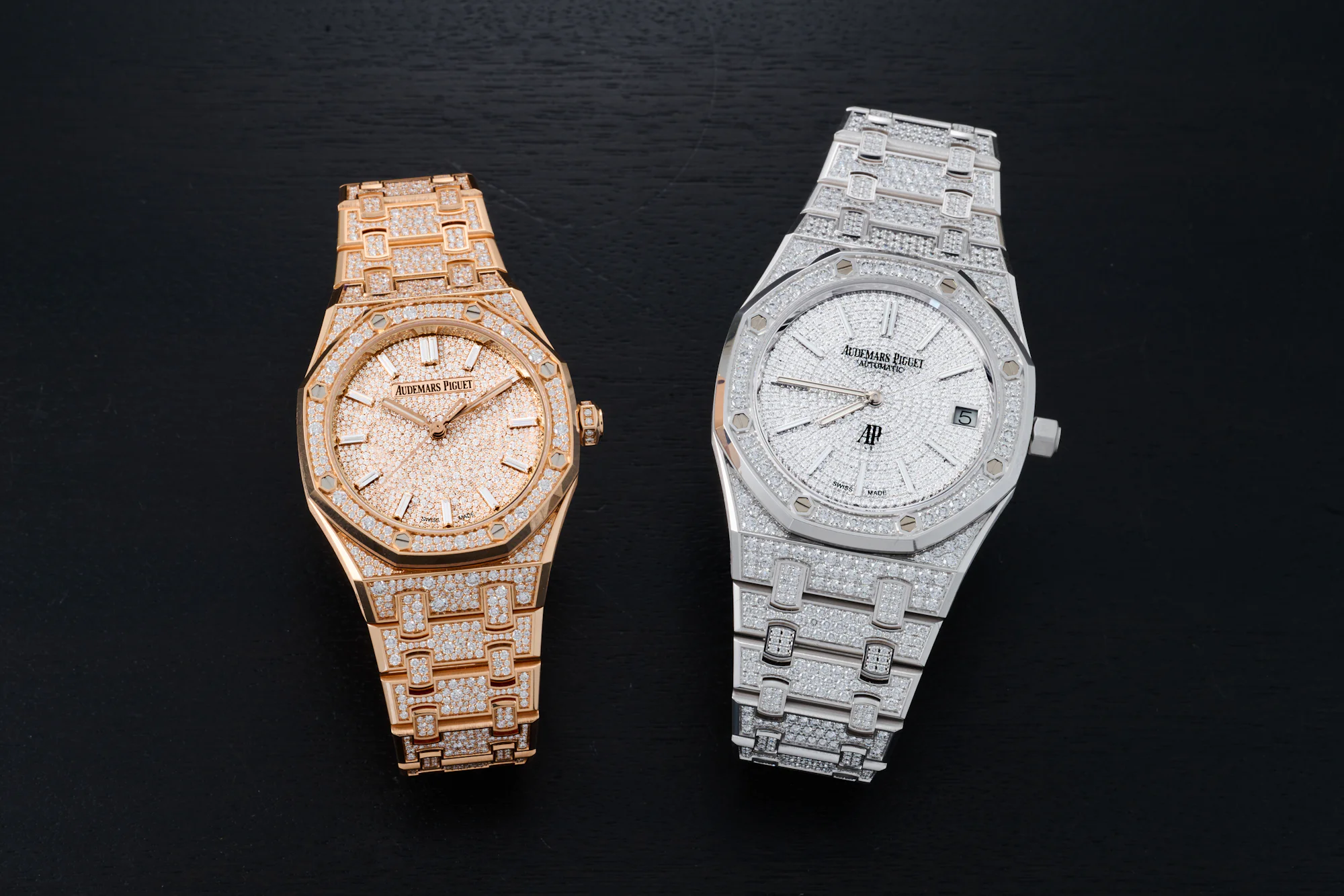Both Royal Oak gem set