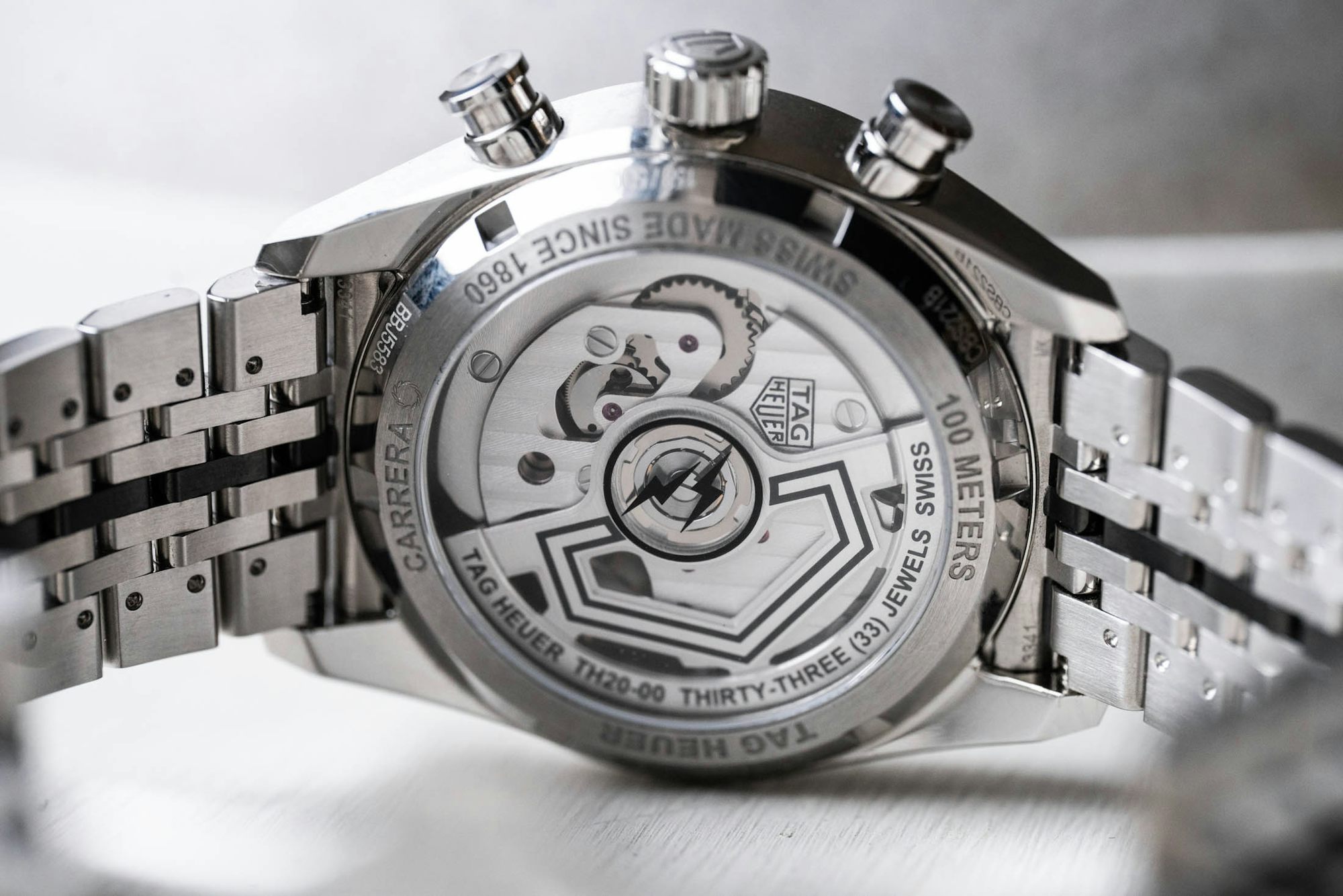 TAG Fragment Carrera Glassbox Caseback Shot