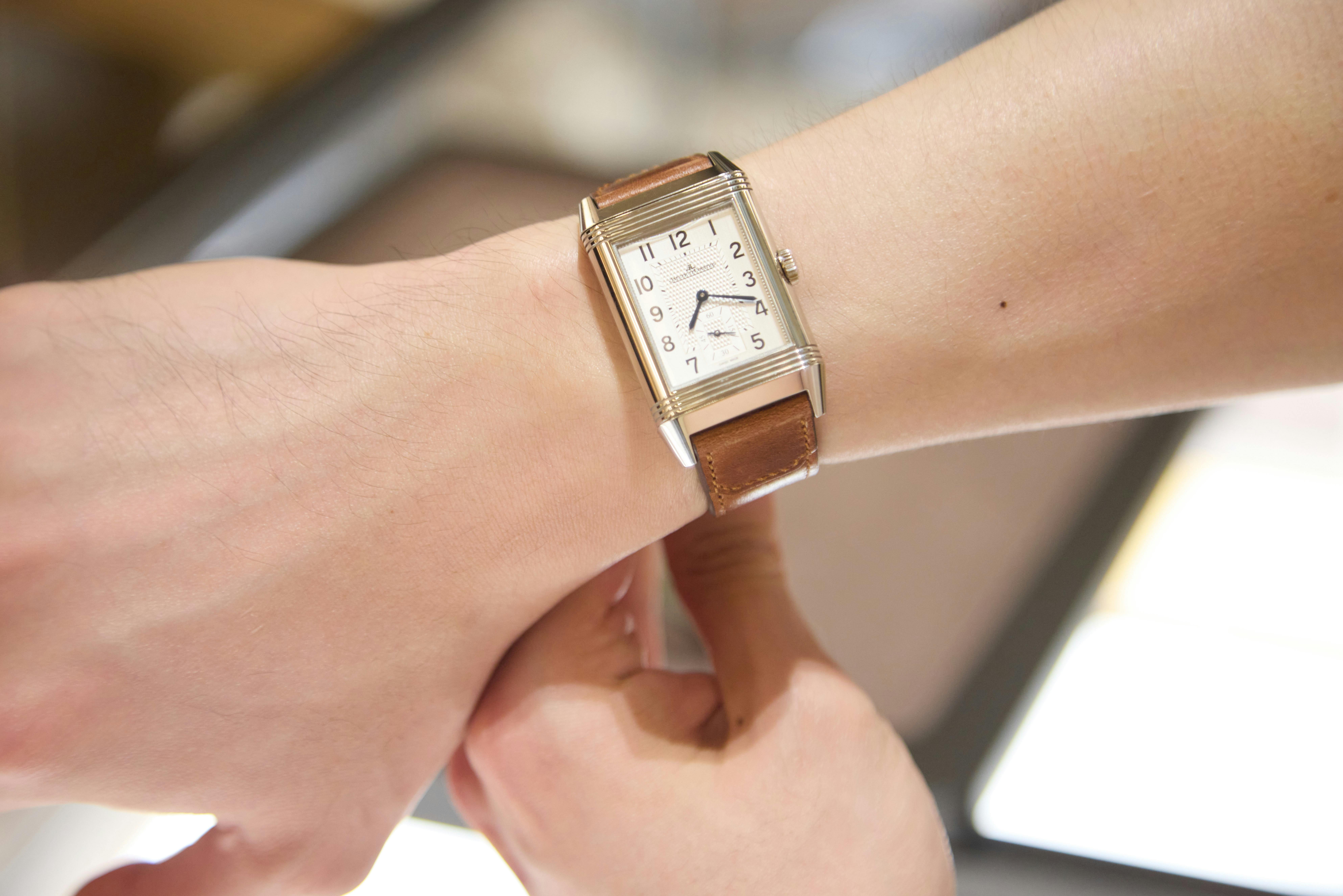 Watch on wrist