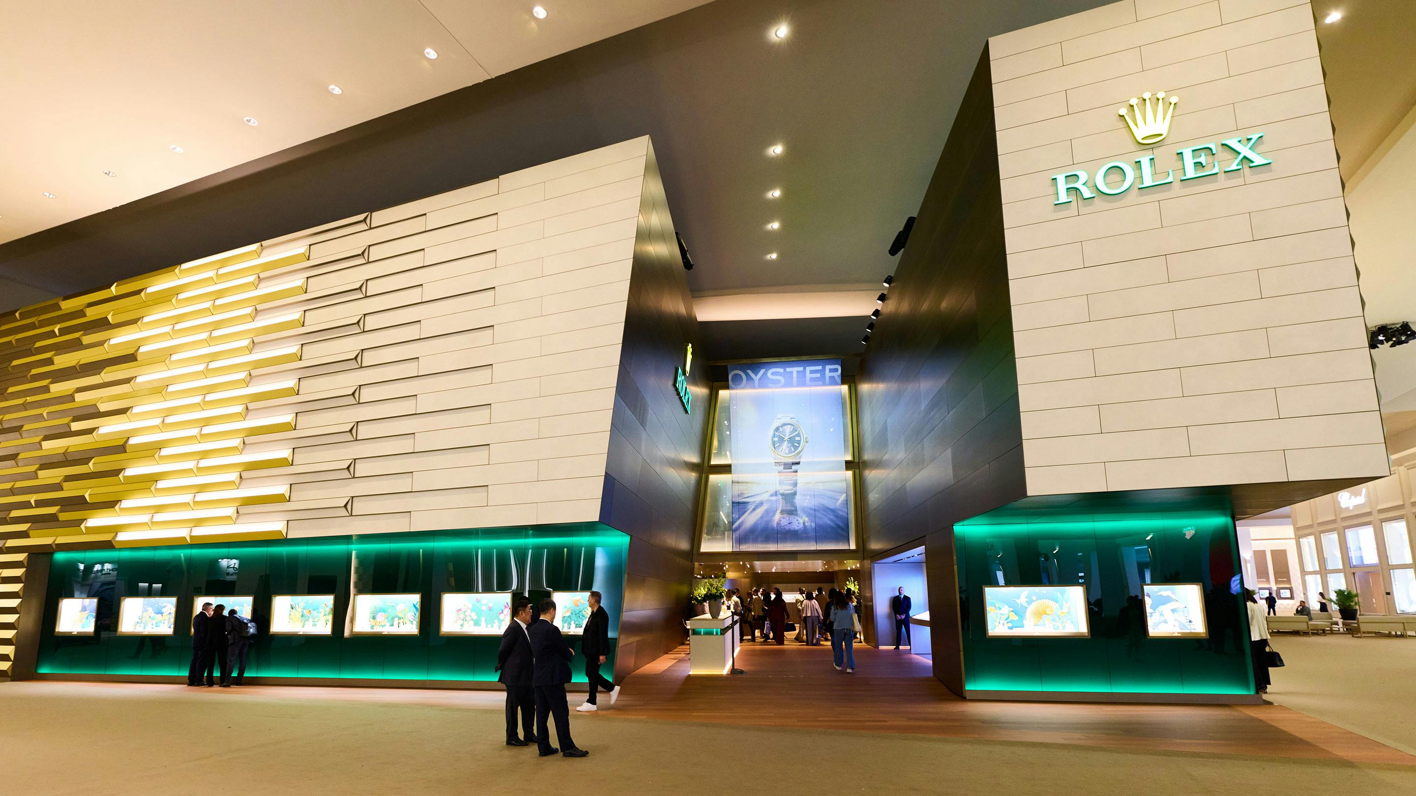 rolex booth
