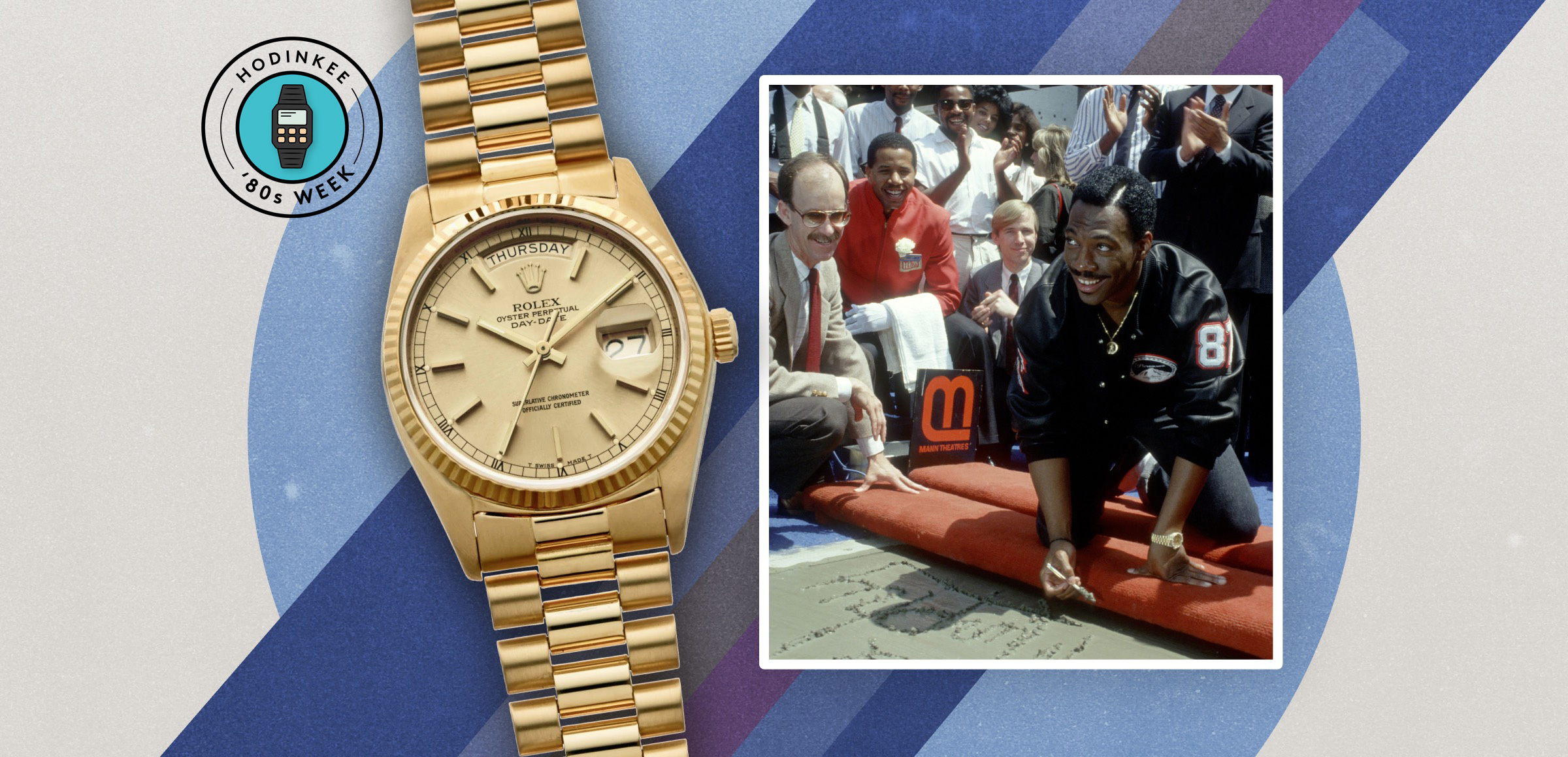 Watch Spotting Eddie Murphy Wearing A Rolex Day Date In Yellow