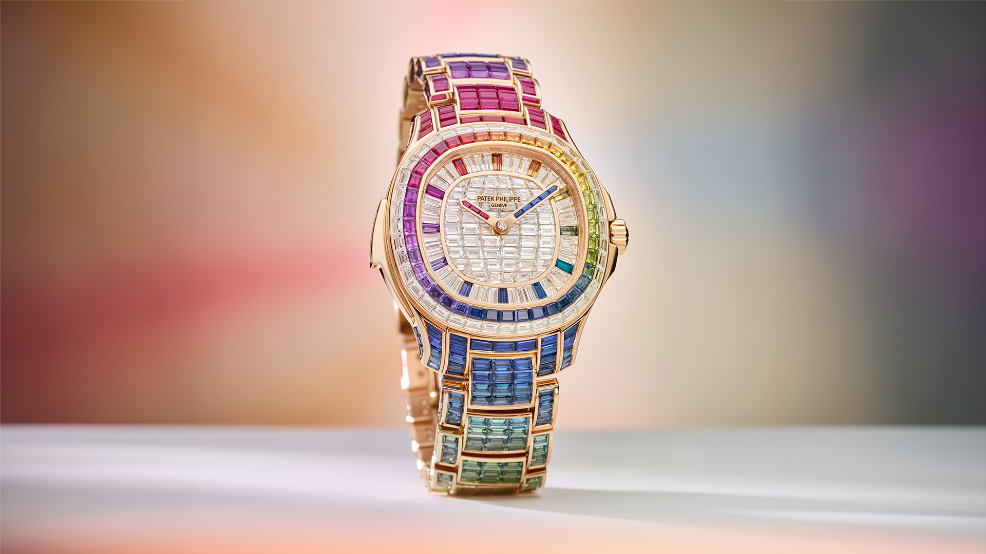 Patek Philippe Ladies' Aquanaut Luce 5269 Diamond-Set Bezel Rose Gold  *Brand-New* | Buy pre-owned Patek Philippe watch