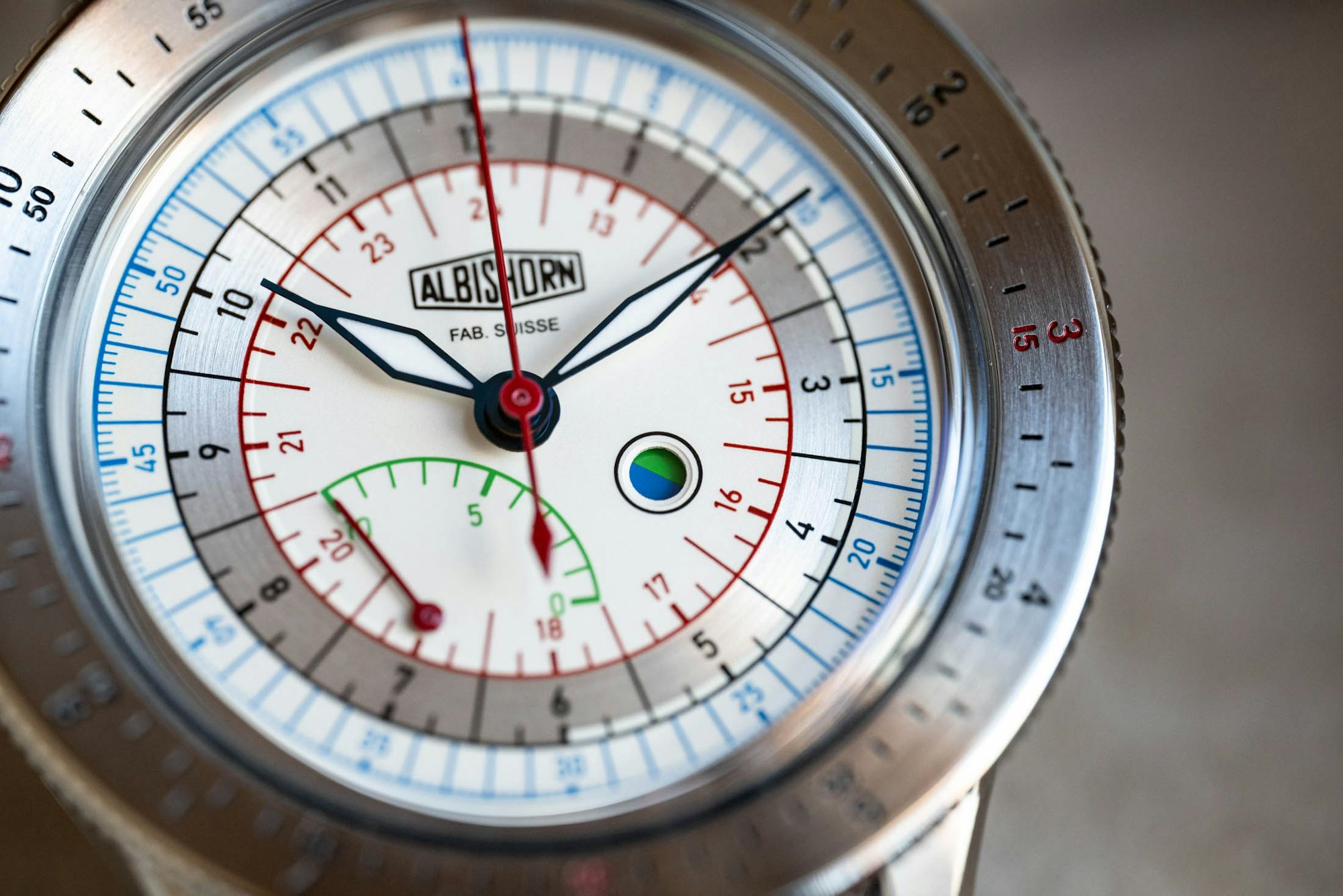 running seconds indicator closeup