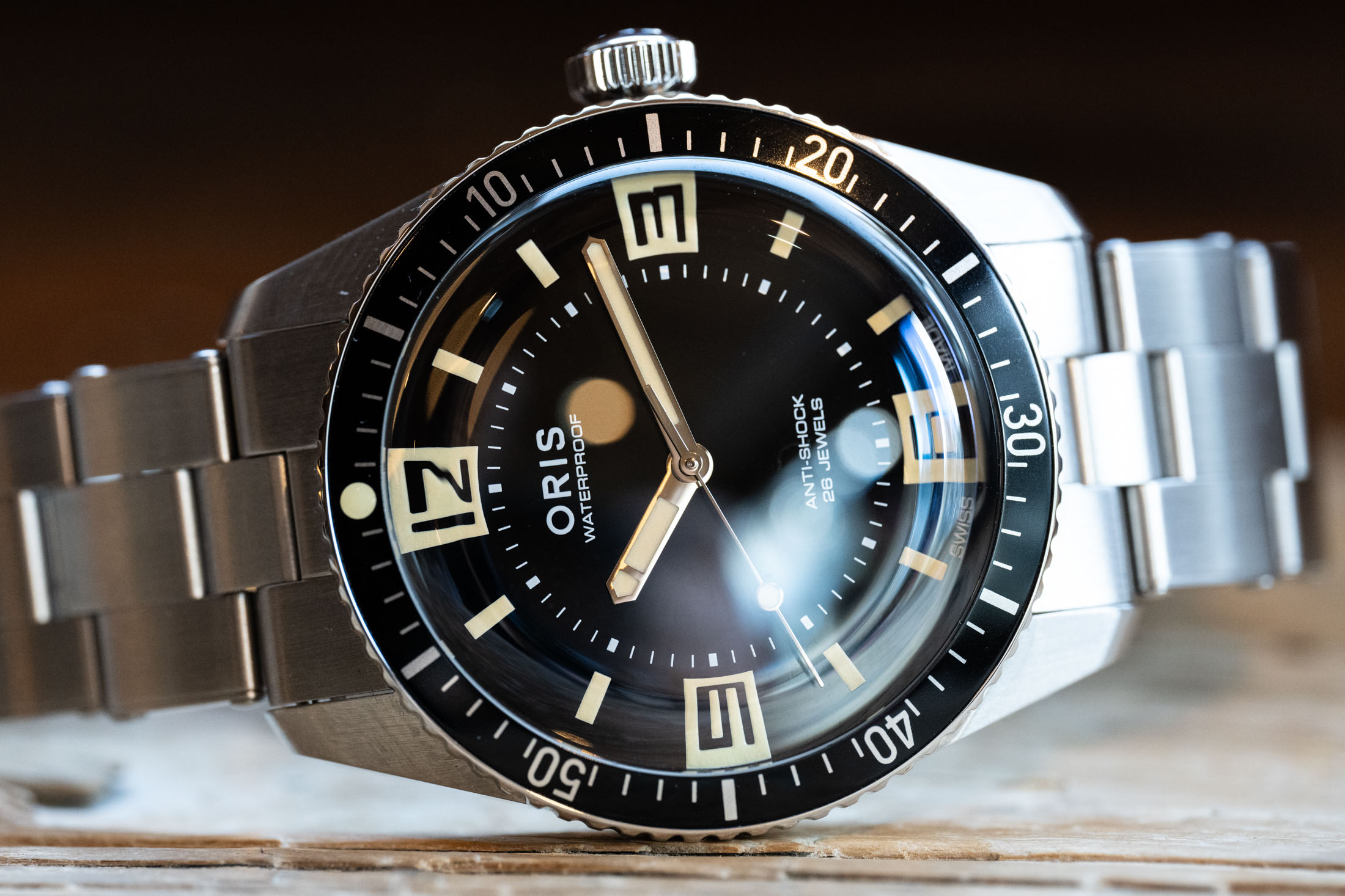 D65 sideways on table