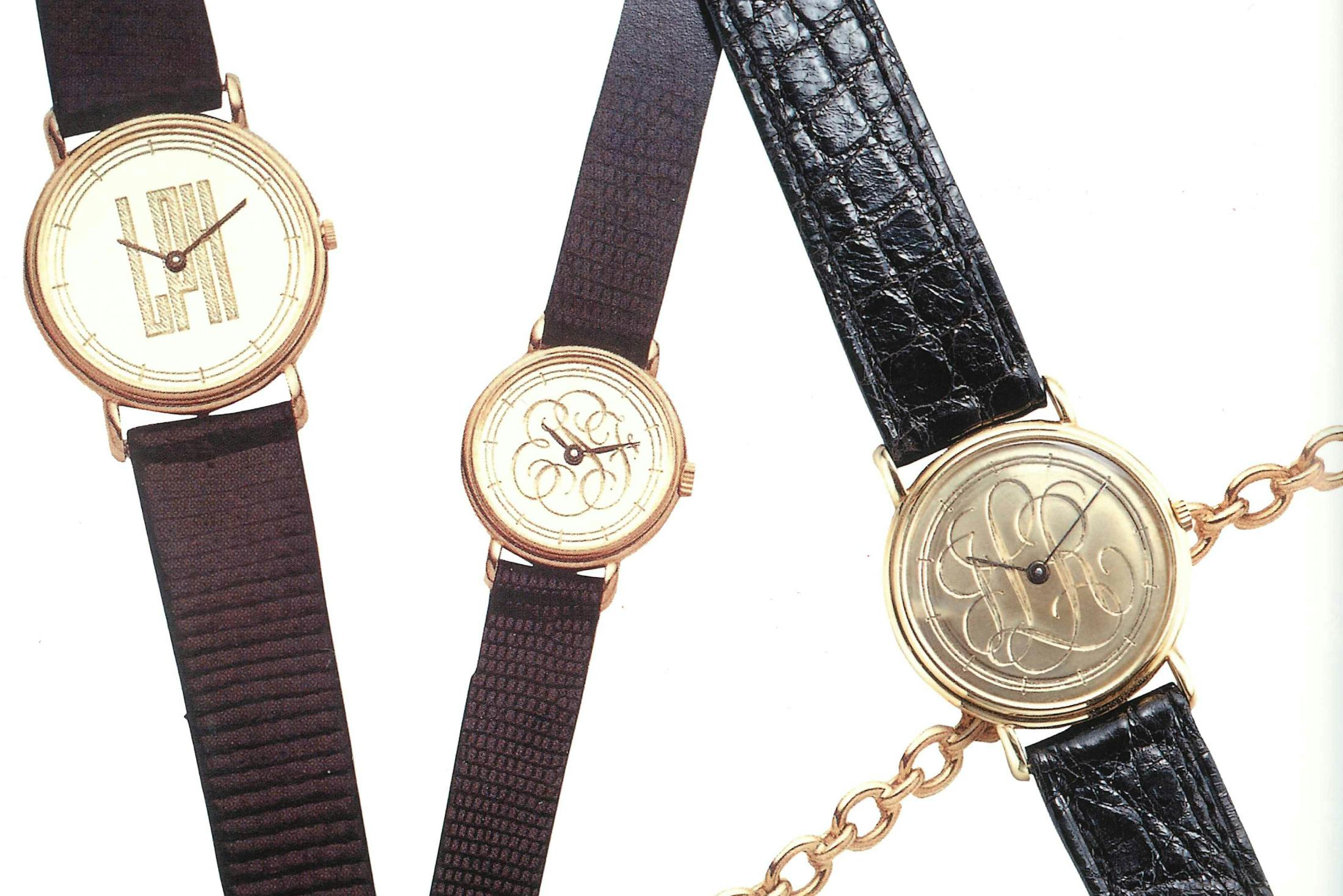 Tiffany monogram watches