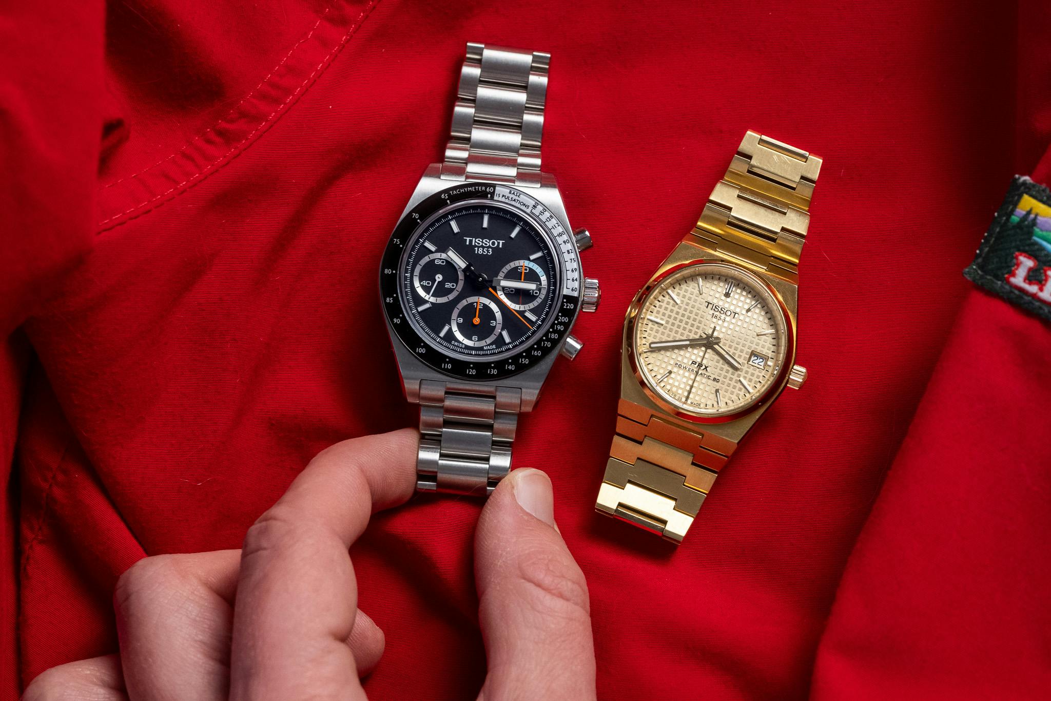 tissot pr 516 mechanical chronograph wrist shot