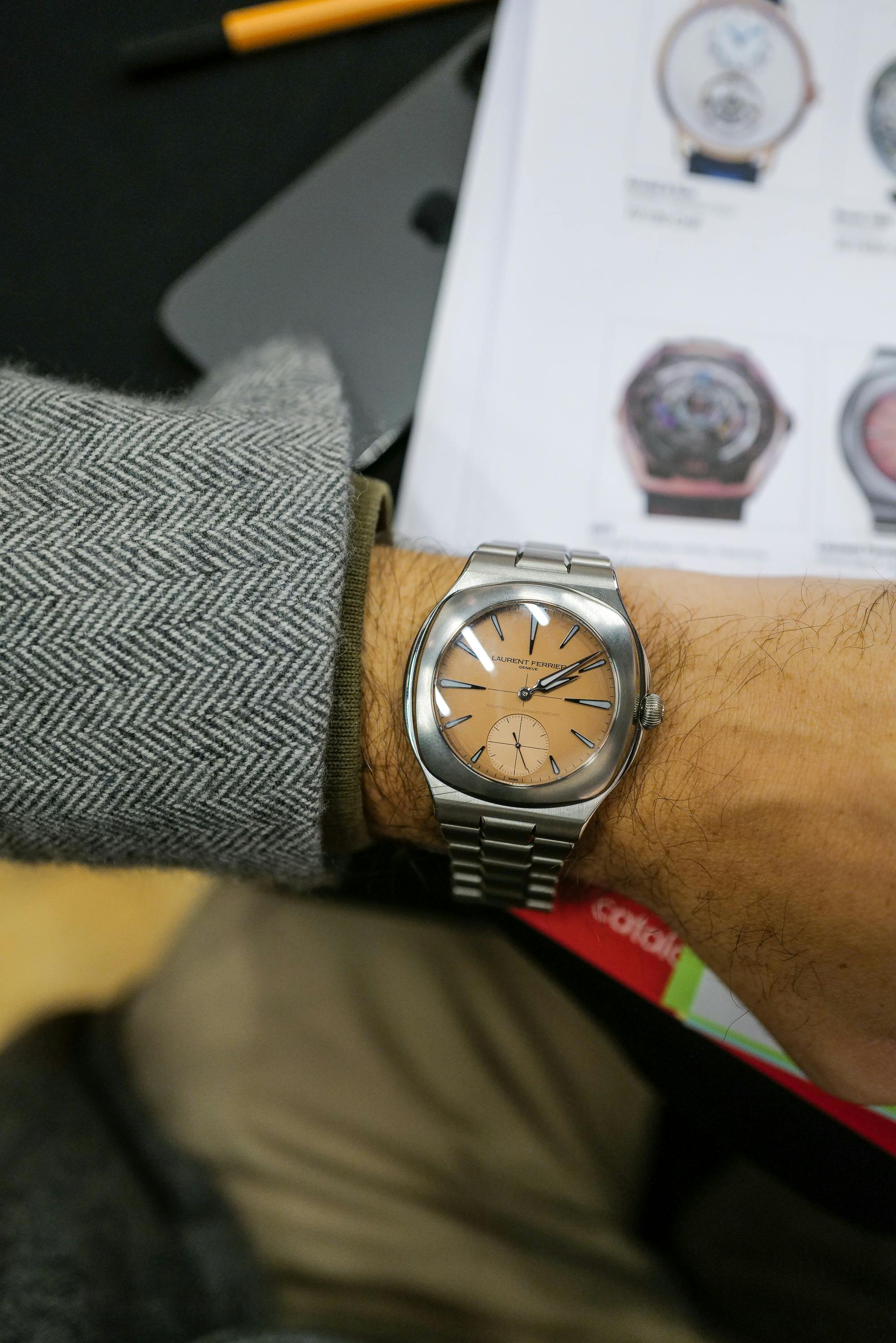 <p>A hand-wound Tourbillon in a titanium sport watch is not something you see often.&nbsp;</p>