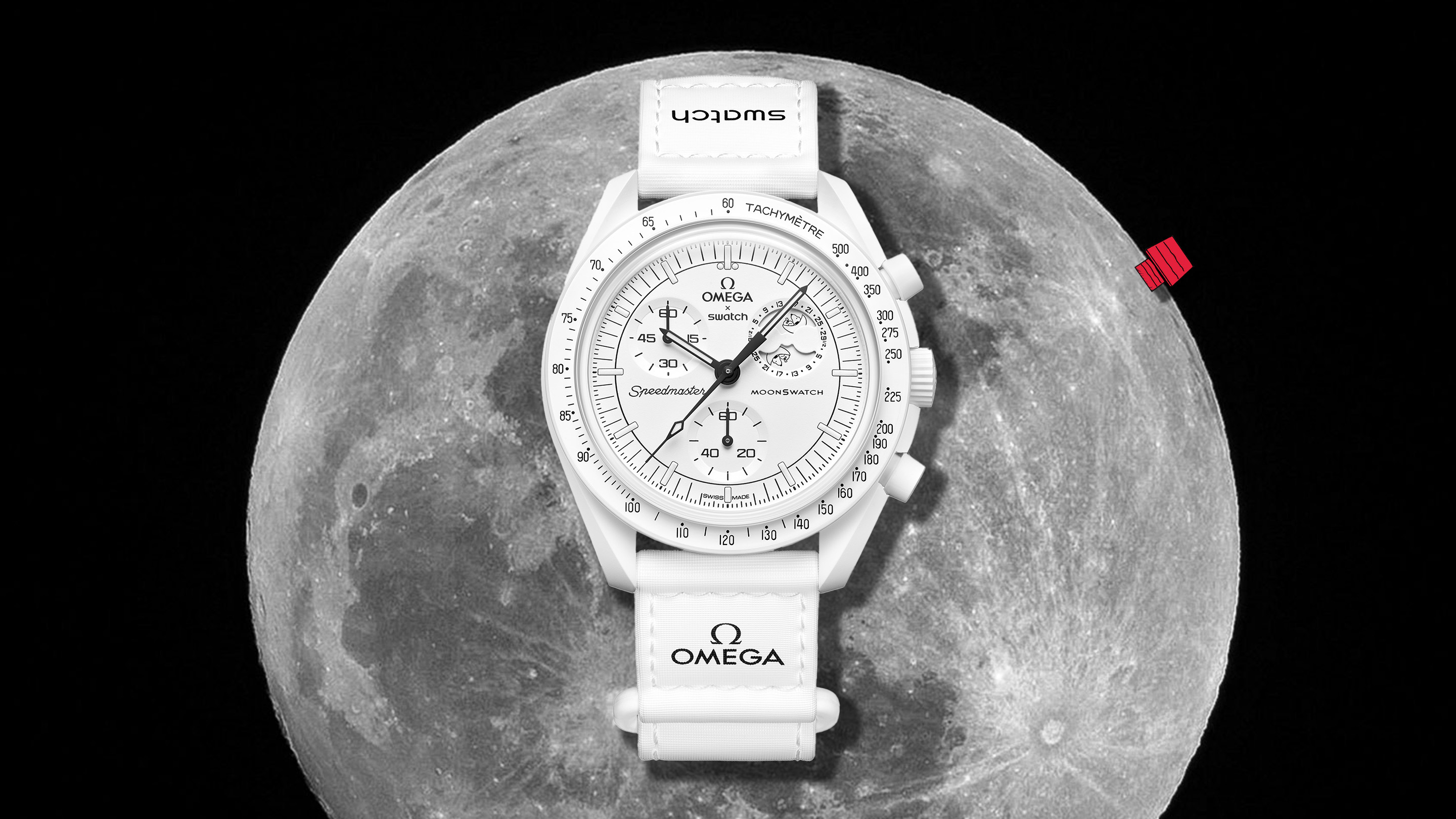 Snoopy x OMEGA x Swatch MoonSwatch White現在お値引きは考えておりません