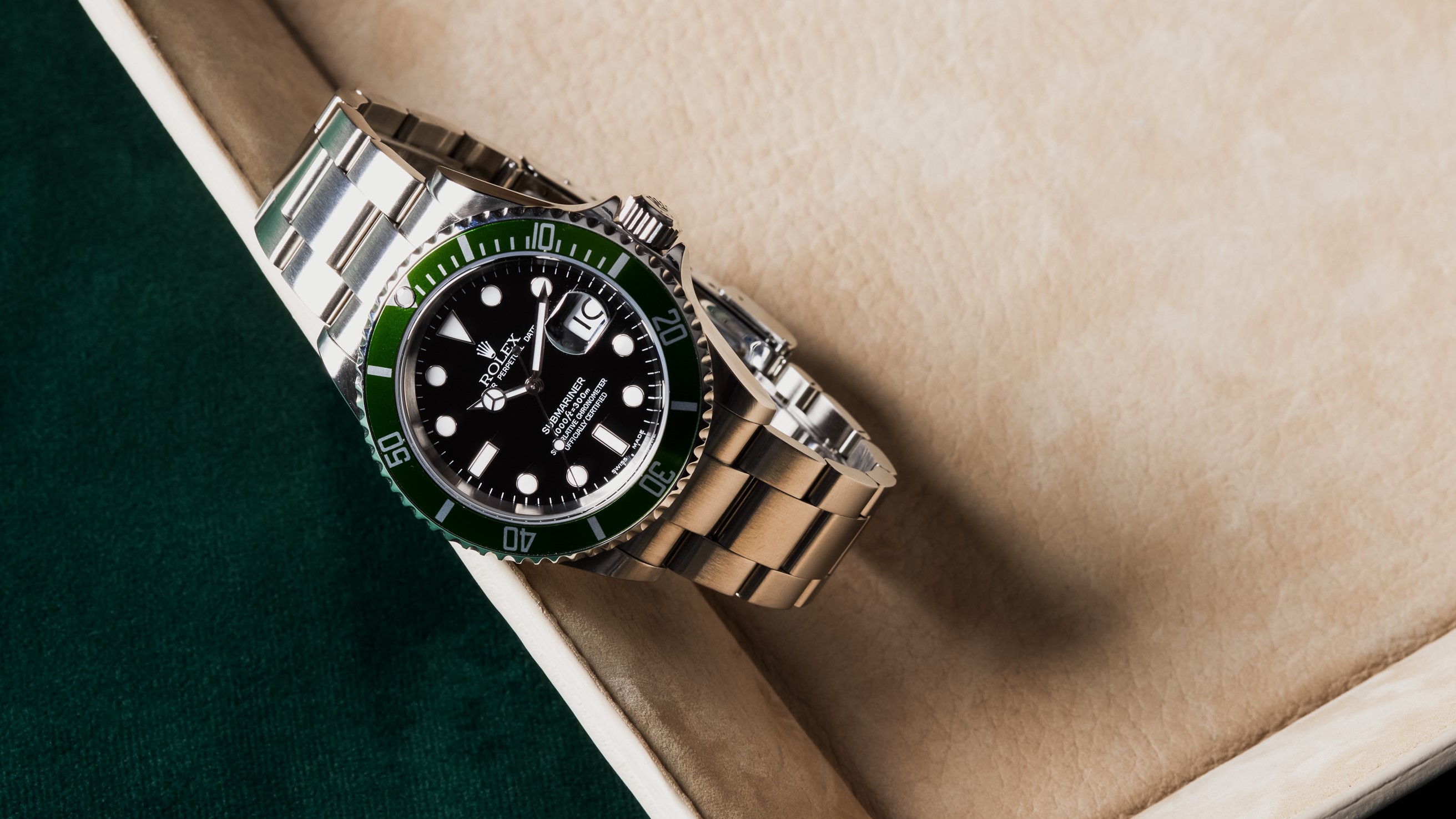 Rolex discount 16610 green