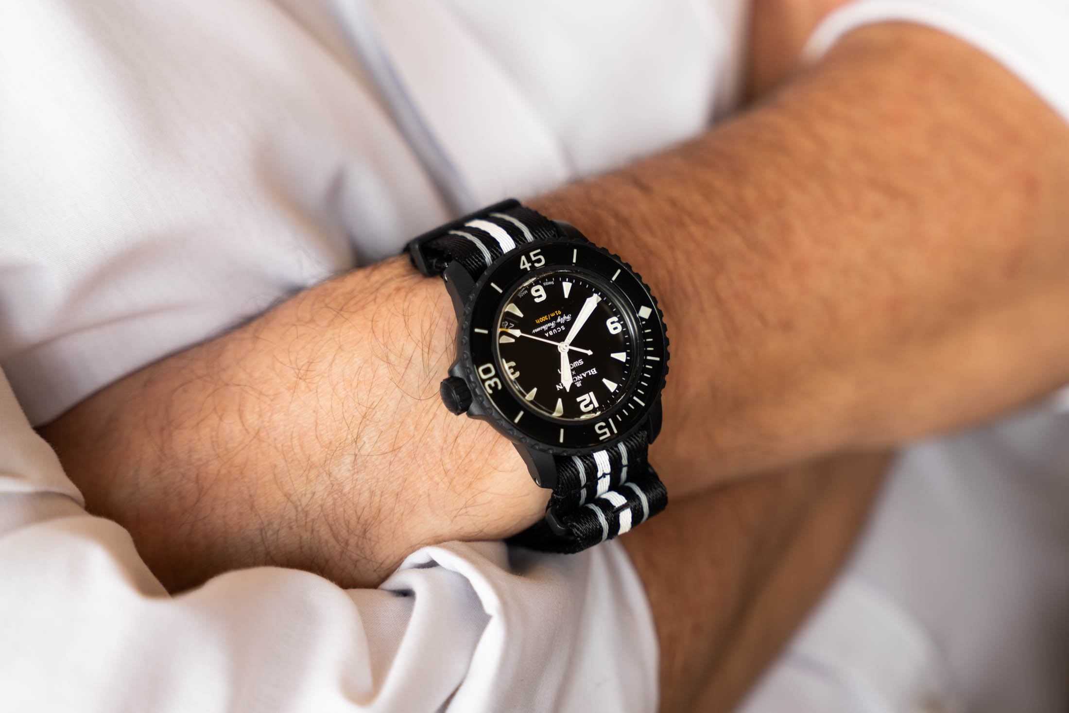 Sistem51 Blancpain on wrist