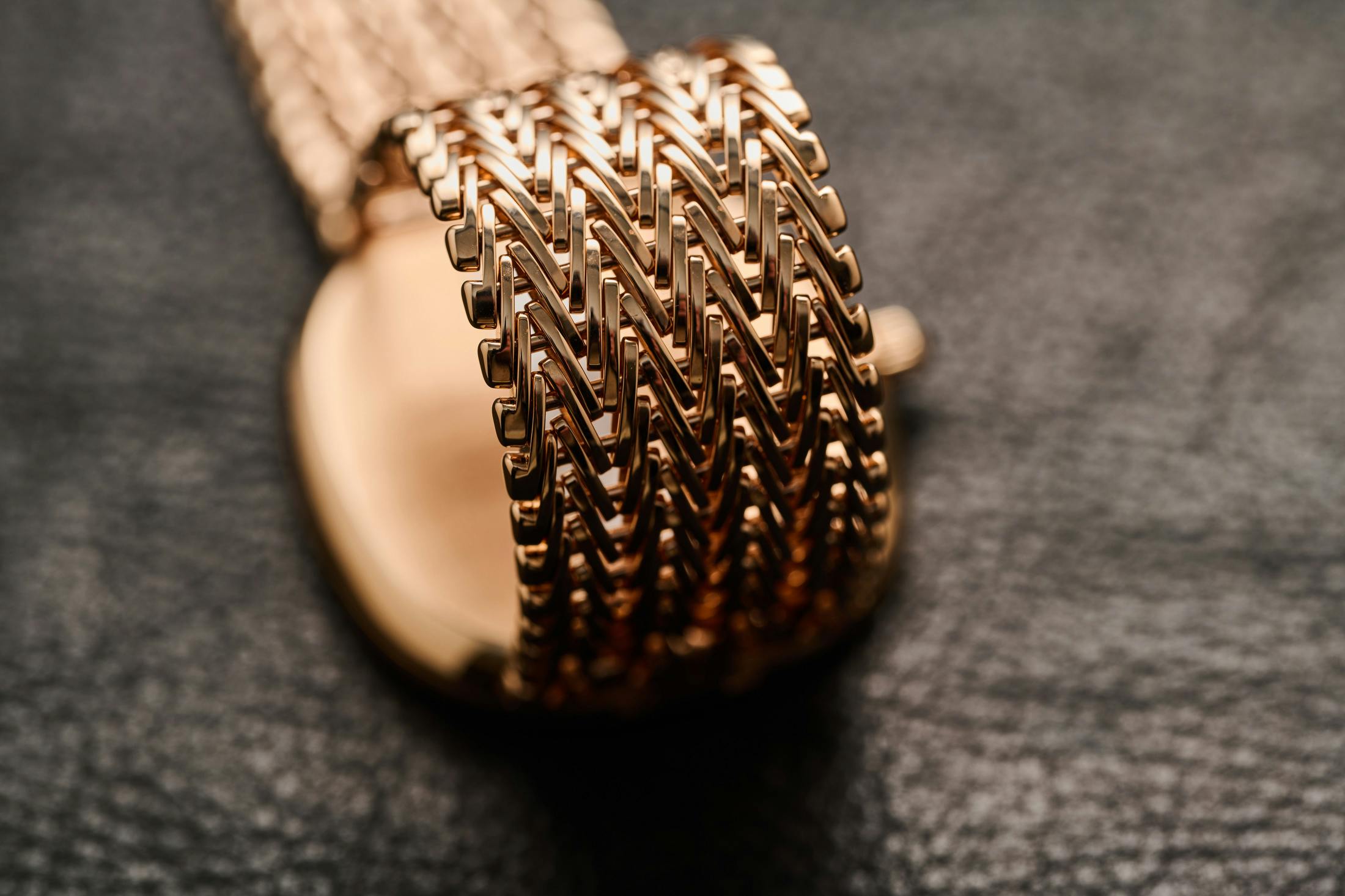 Patek Golden Ellipse on bracelet 