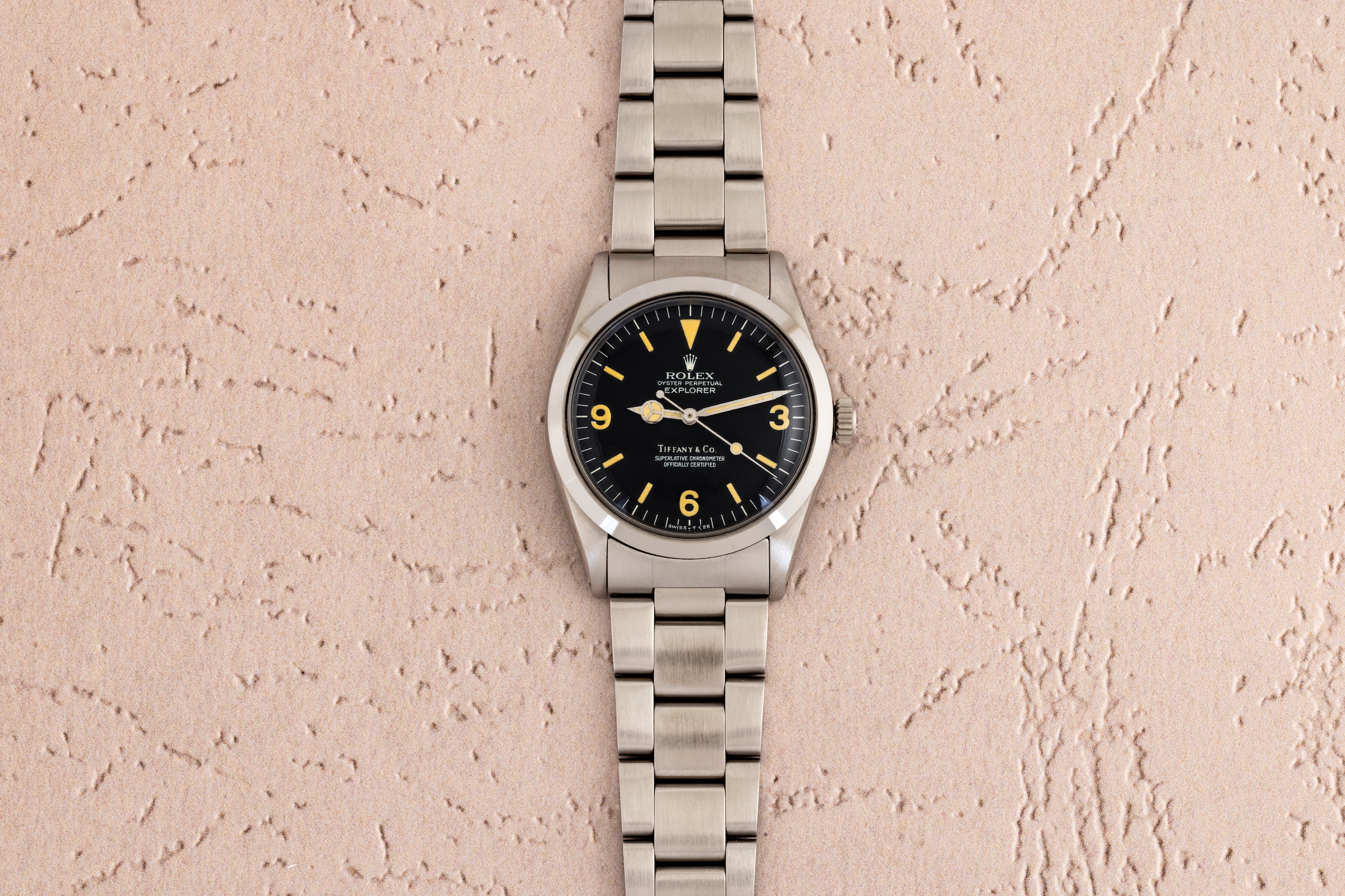 image of Rolex Explorer 1016 with matte dial.