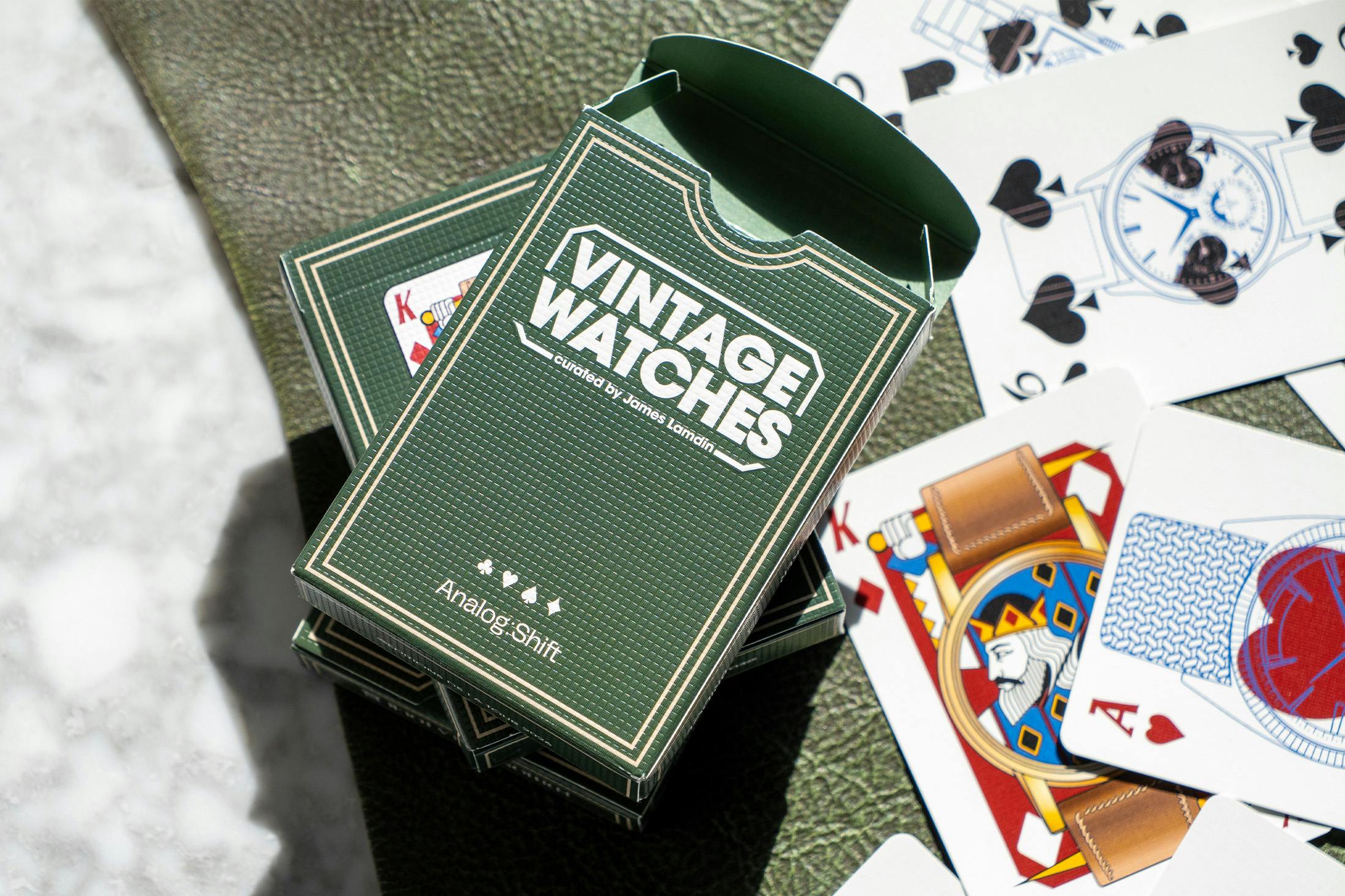 Analog:Shift x Édition de la Tour 'Vintage Watches' Playing Cards