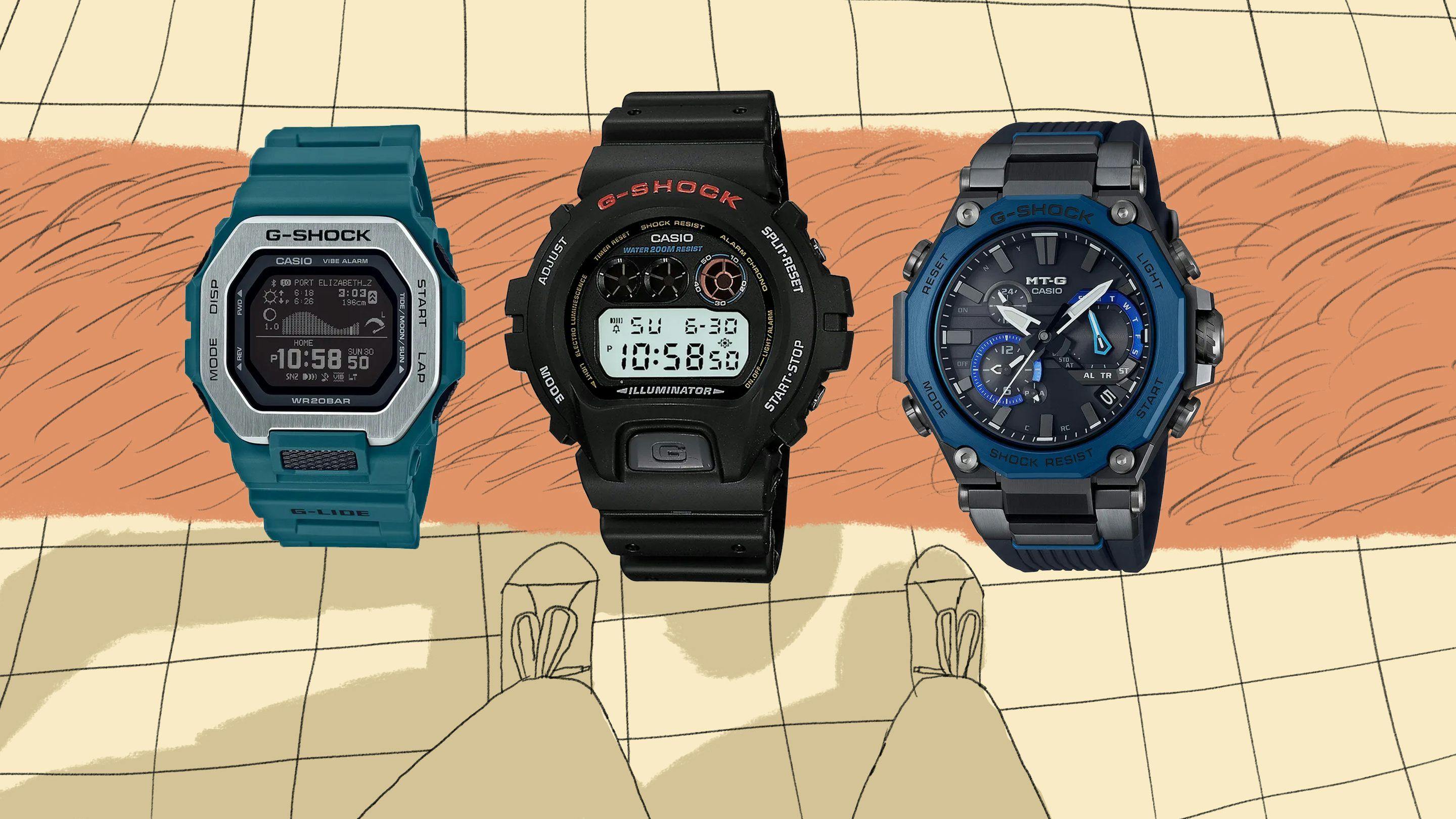 Six Of Our G-Shocks - Hodinkee