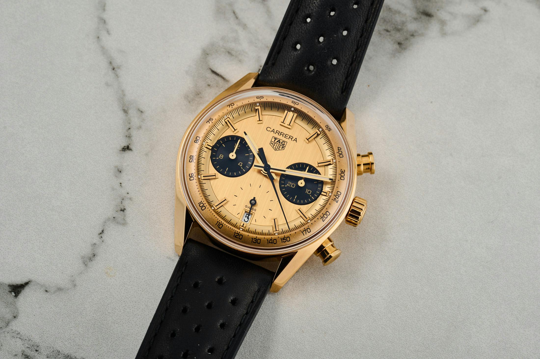 TAG Heuer Carrera Gold watch