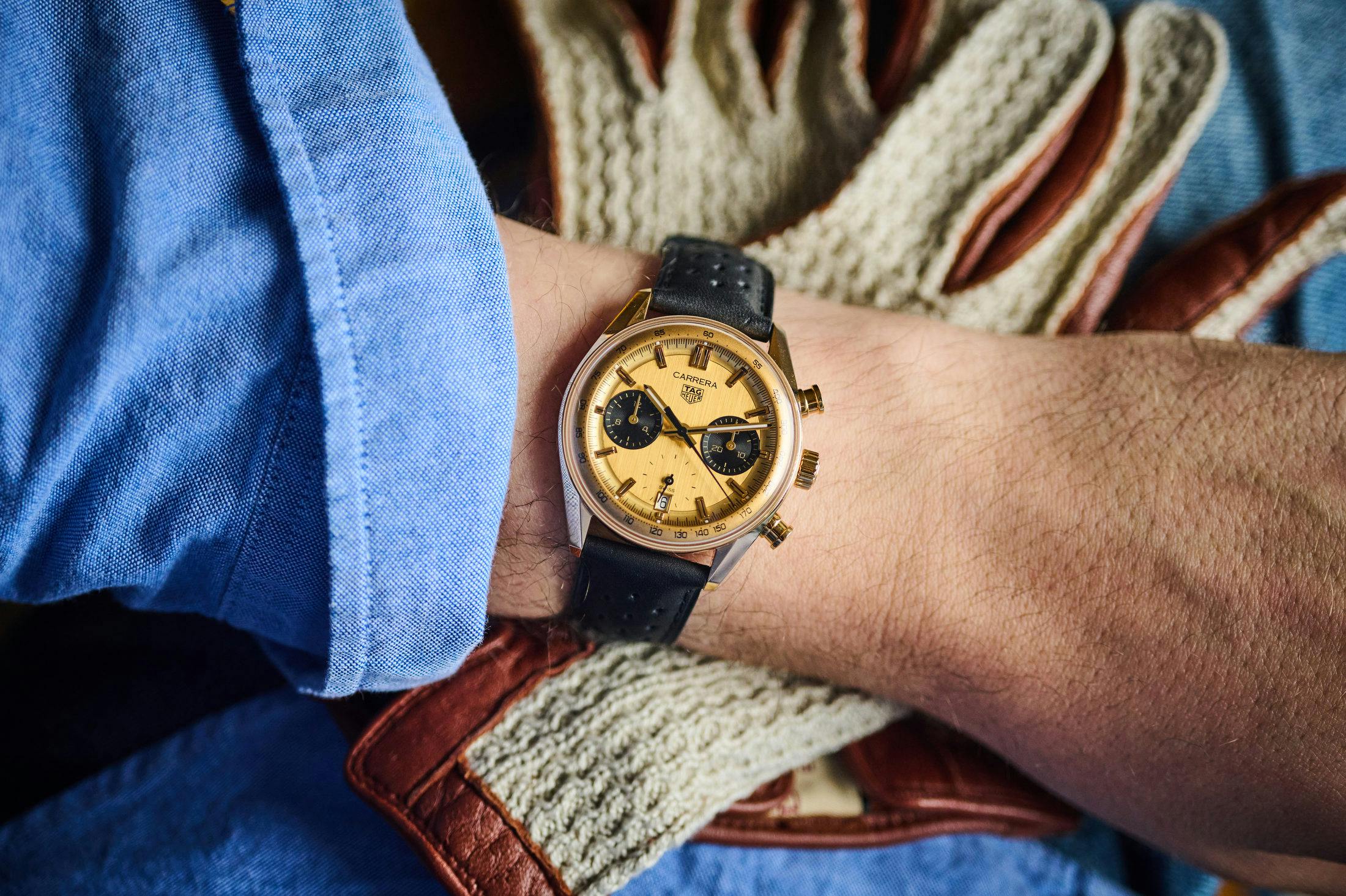 TAG Heuer Carrera Gold watch