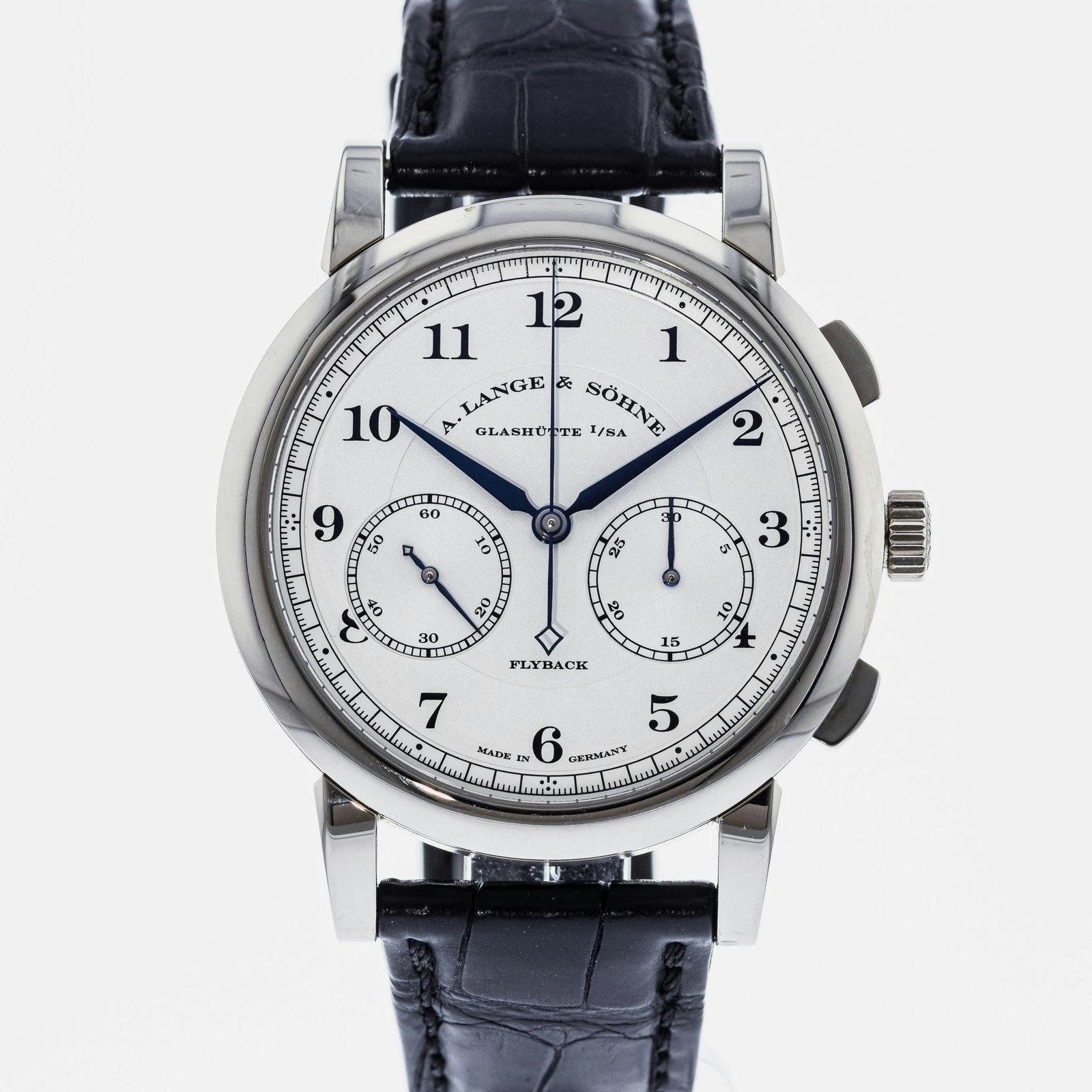 A soldier shot of a A. Lange & Söhne 1815 Chronograph Ref. 402.026